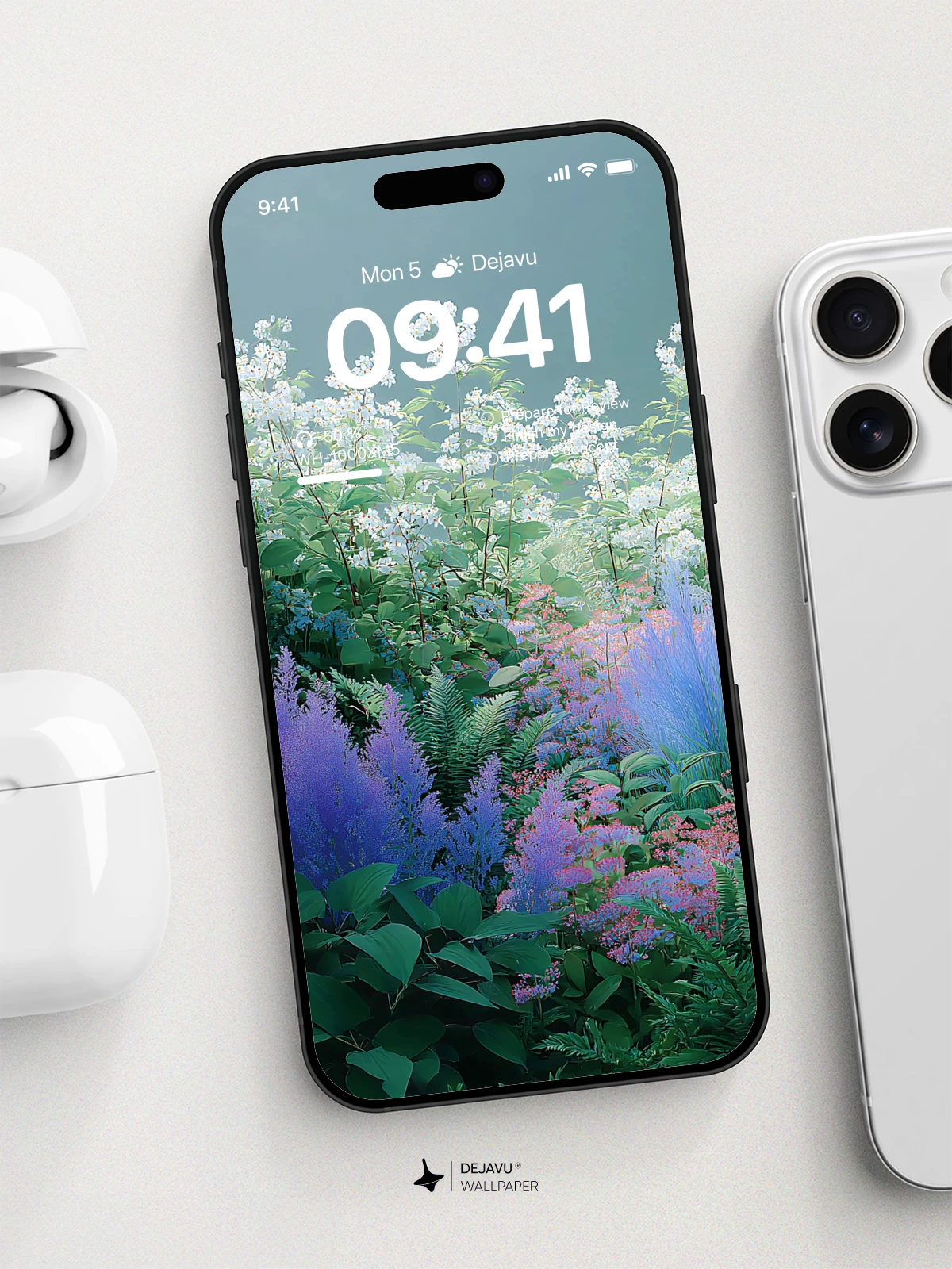 Lavender Flowers Wallpaper 4K for iPhone Lock Screen