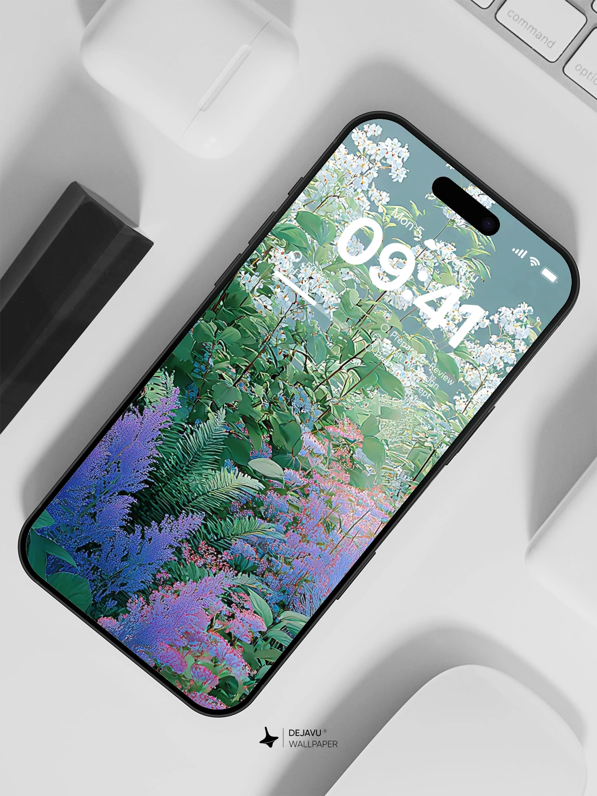 Lavender Flowers Wallpaper 4K for iPhone Lock Screen