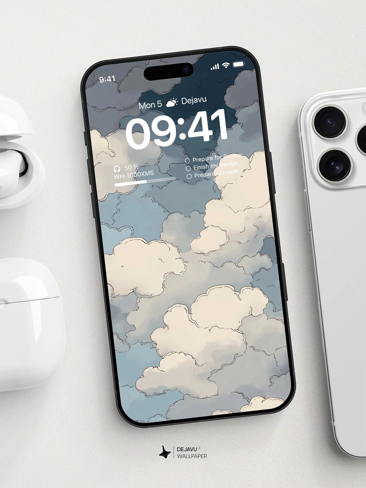Cloudy Sky Wallpaper 4K for iPhone Lock Screen