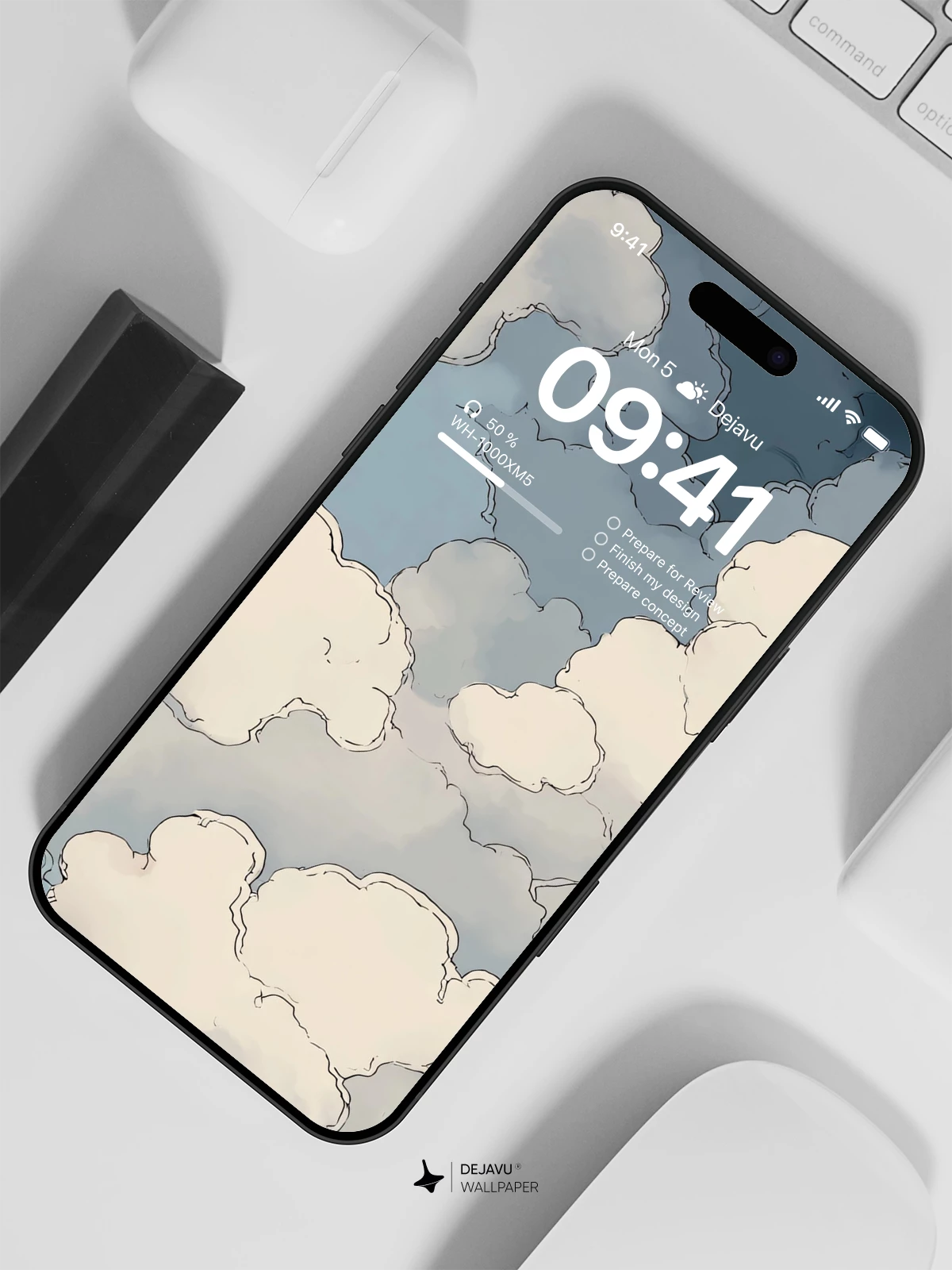 Cloudy Sky Wallpaper 4K for iPhone Lock Screen