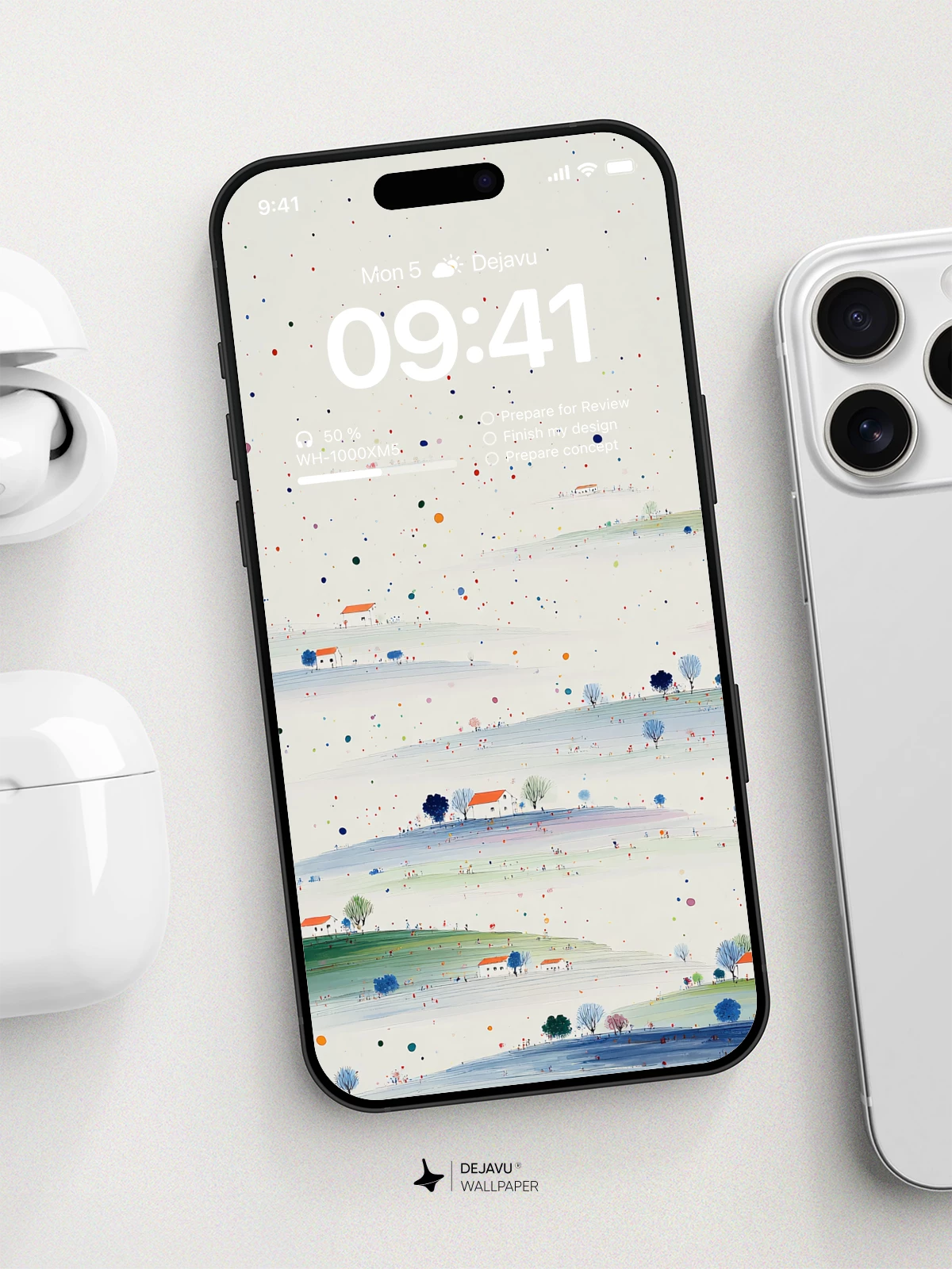 Minimalist Landscape Wallpaper 4K for iPhone Lock Screen