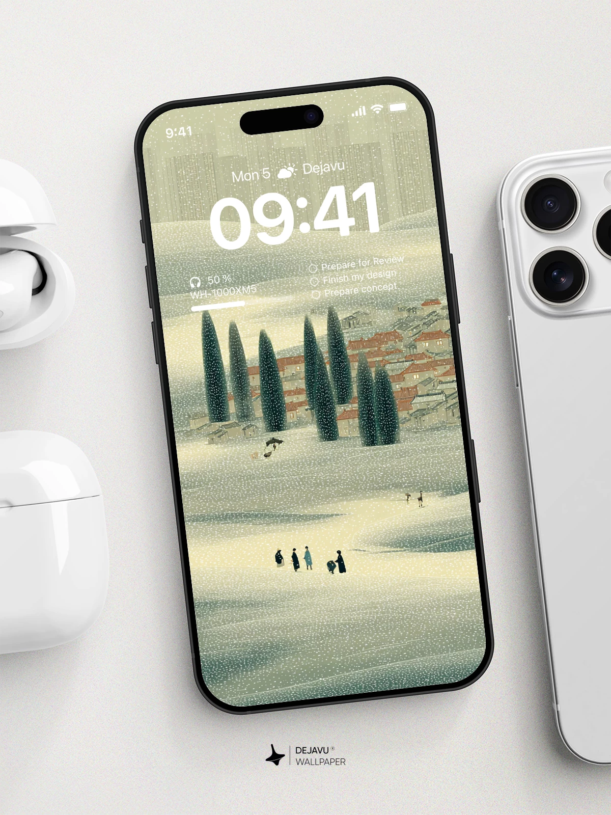 Snowy Landscape Wallpaper 4K for Mobile Background