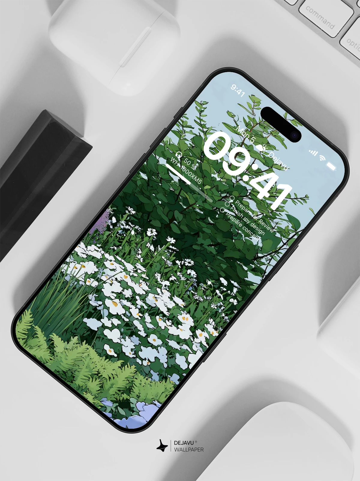 Garden Flowers Wallpaper 4K for iPhone Lock Screen