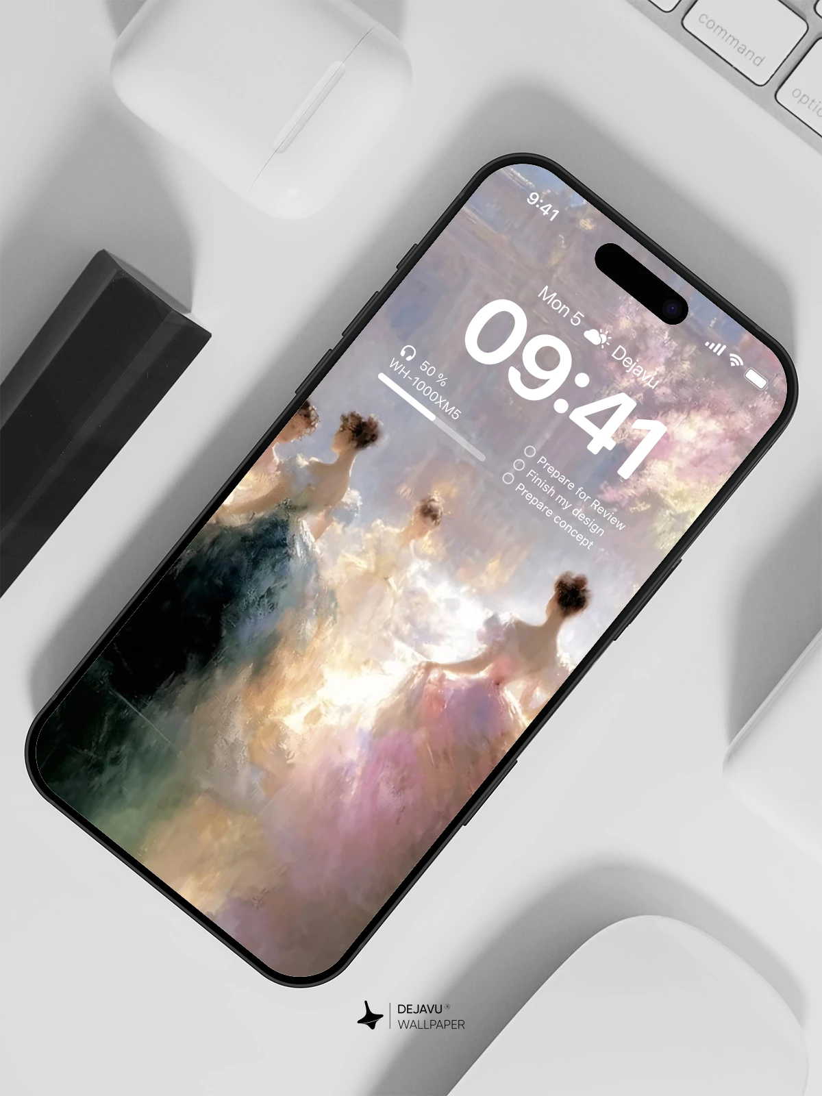 Romantic Ballroom Scene Wallpaper 4K for iPhone Lock Screen