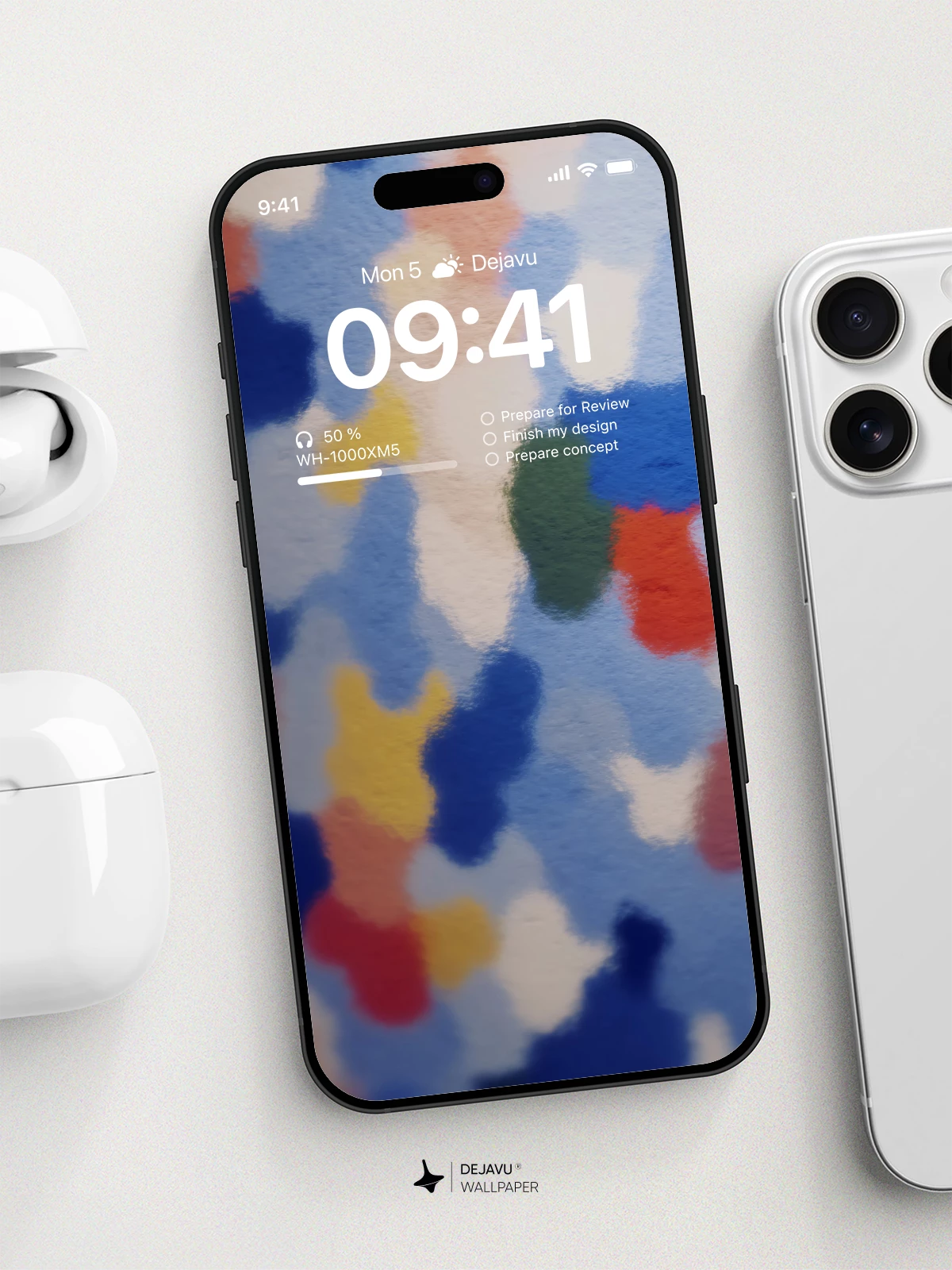 Colorful Abstract Wallpaper 4K for iPhone Lock Screen