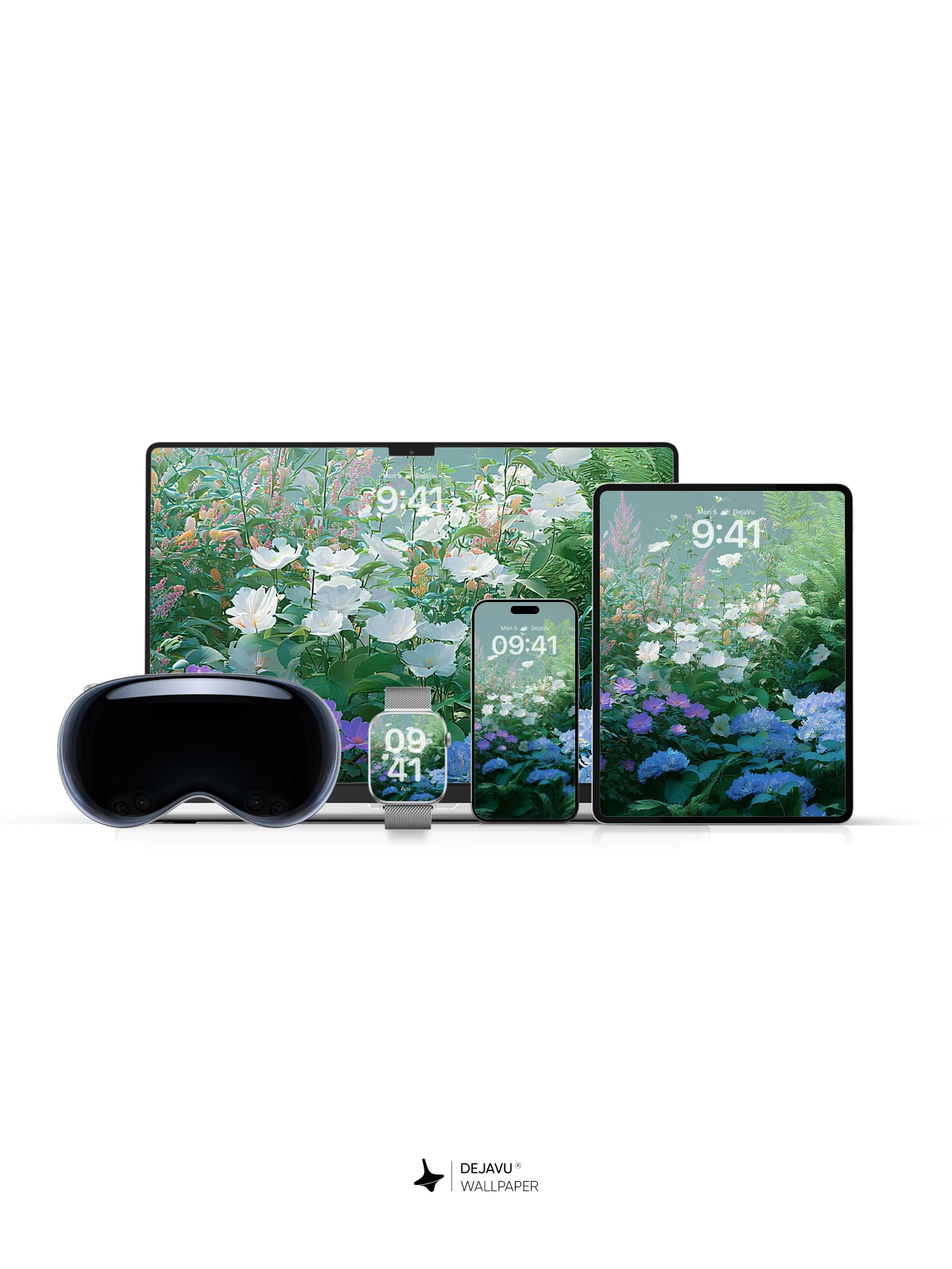 Vibrant Floral Garden Wallpaper 4K for iPhone Lock Screen