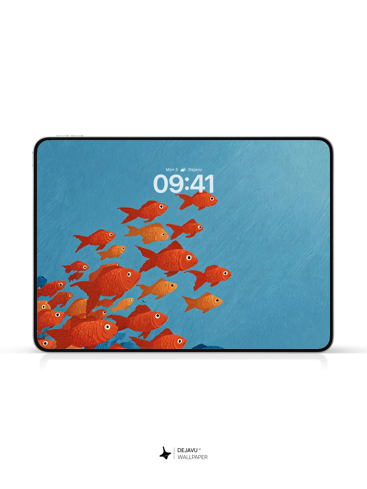 Fish School Wallpaper 4K for iPhone Lock Screen