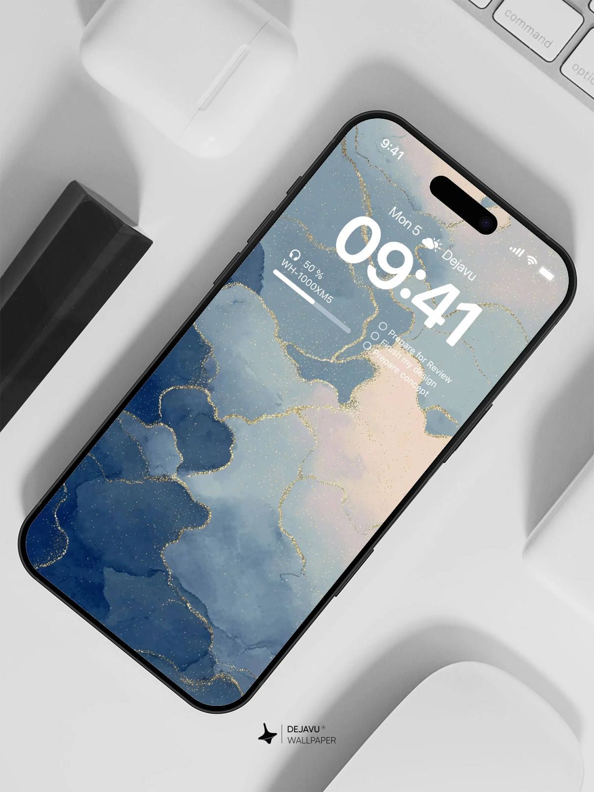 Blue Clouds Wallpaper 4K for iPhone Lock Screen