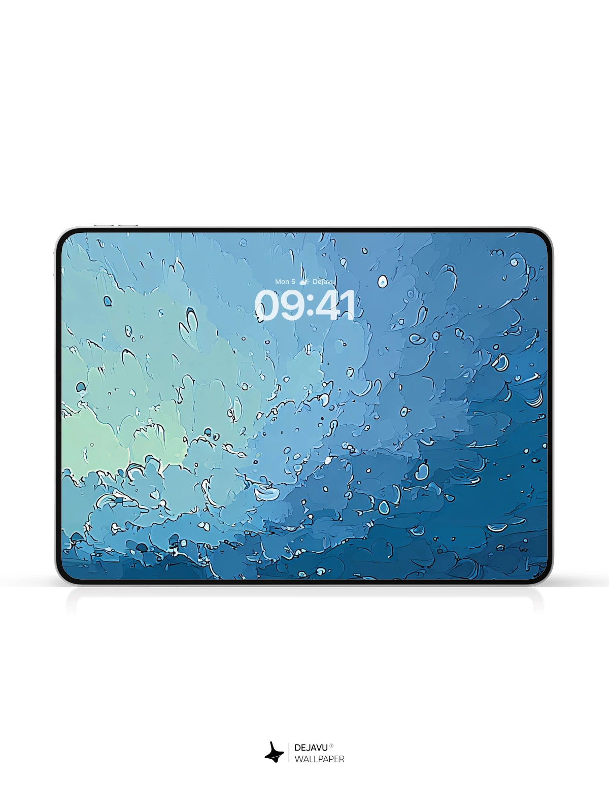 Blue Water Splash Wallpaper 4K for iPhone Lock Screen