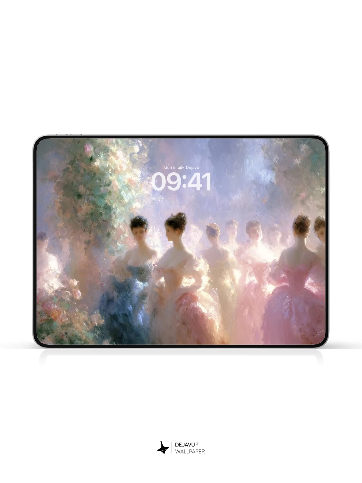 Victorian Ballroom Women Wallpaper 4K for iPhone Lock Screen
