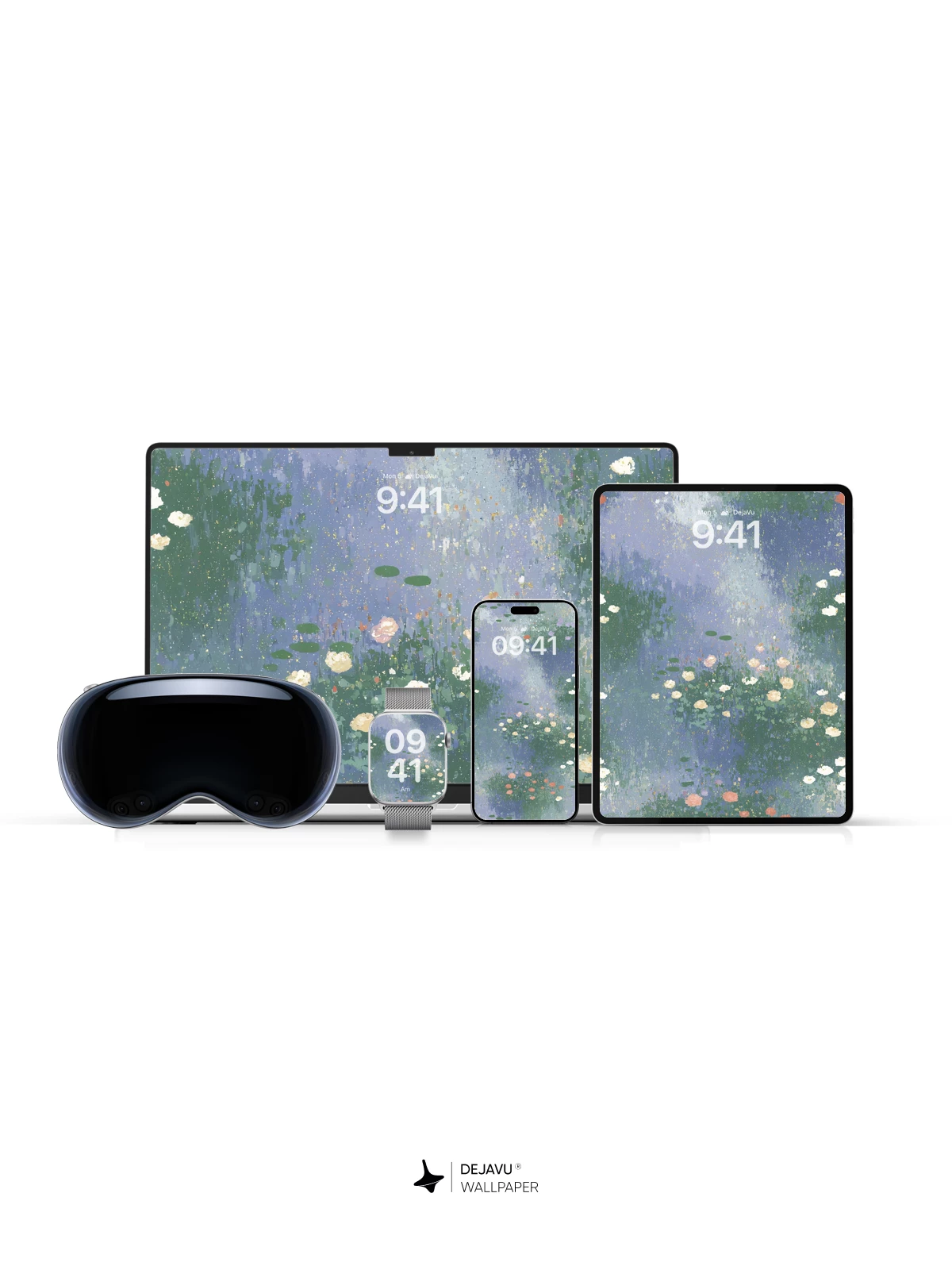 Abstract Watercolor Flower Wallpaper 4K for Mobile Background