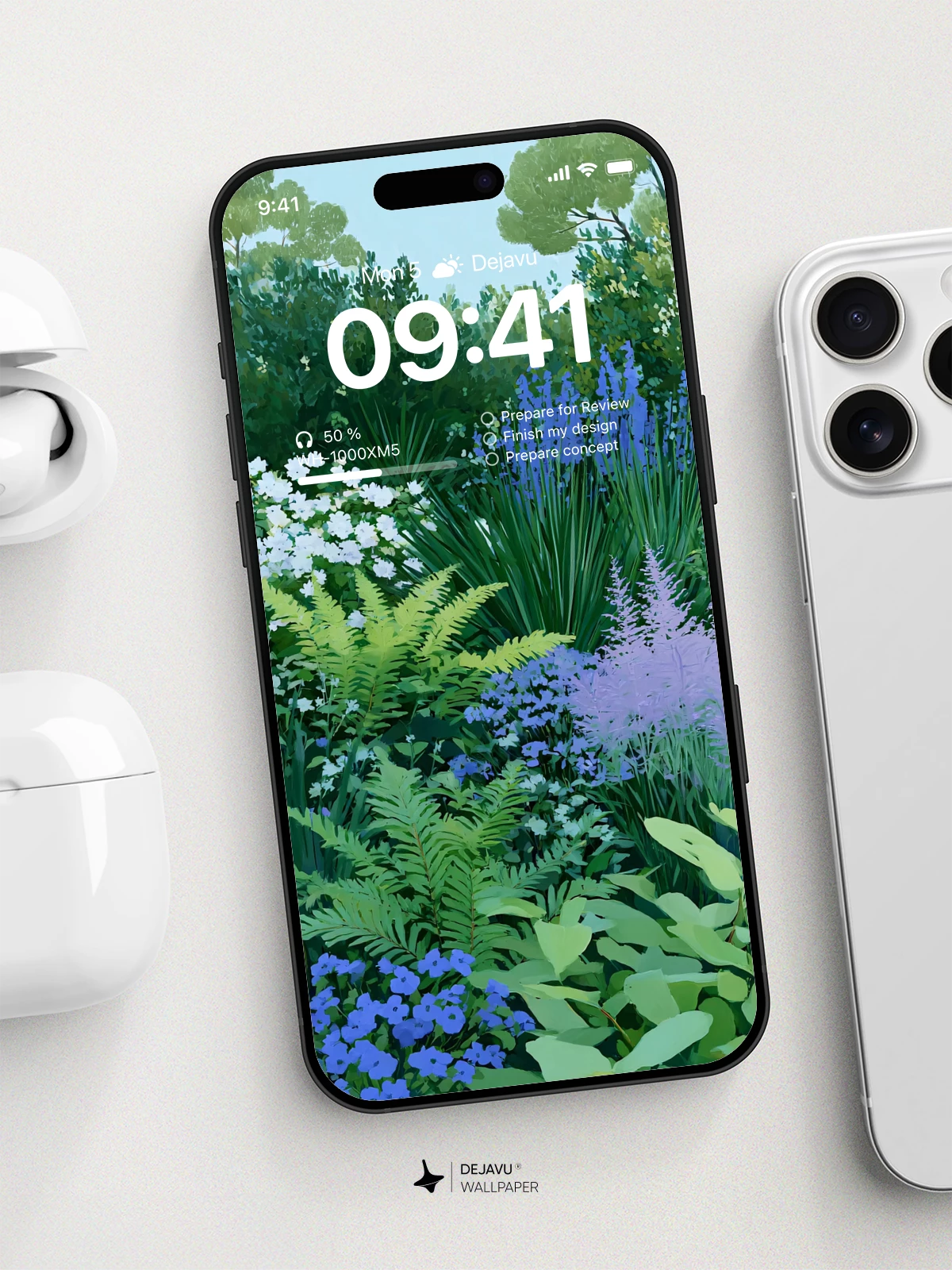 Lush Garden Wallpaper 4K for iPhone Lock Screen