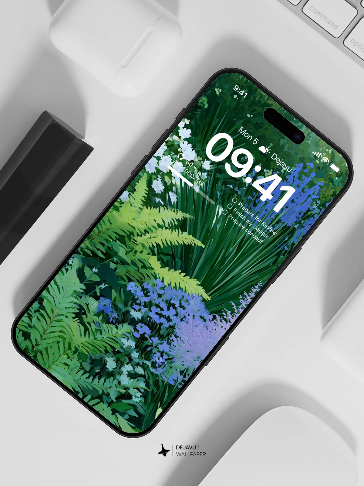 Lush Garden Wallpaper 4K for iPhone Lock Screen