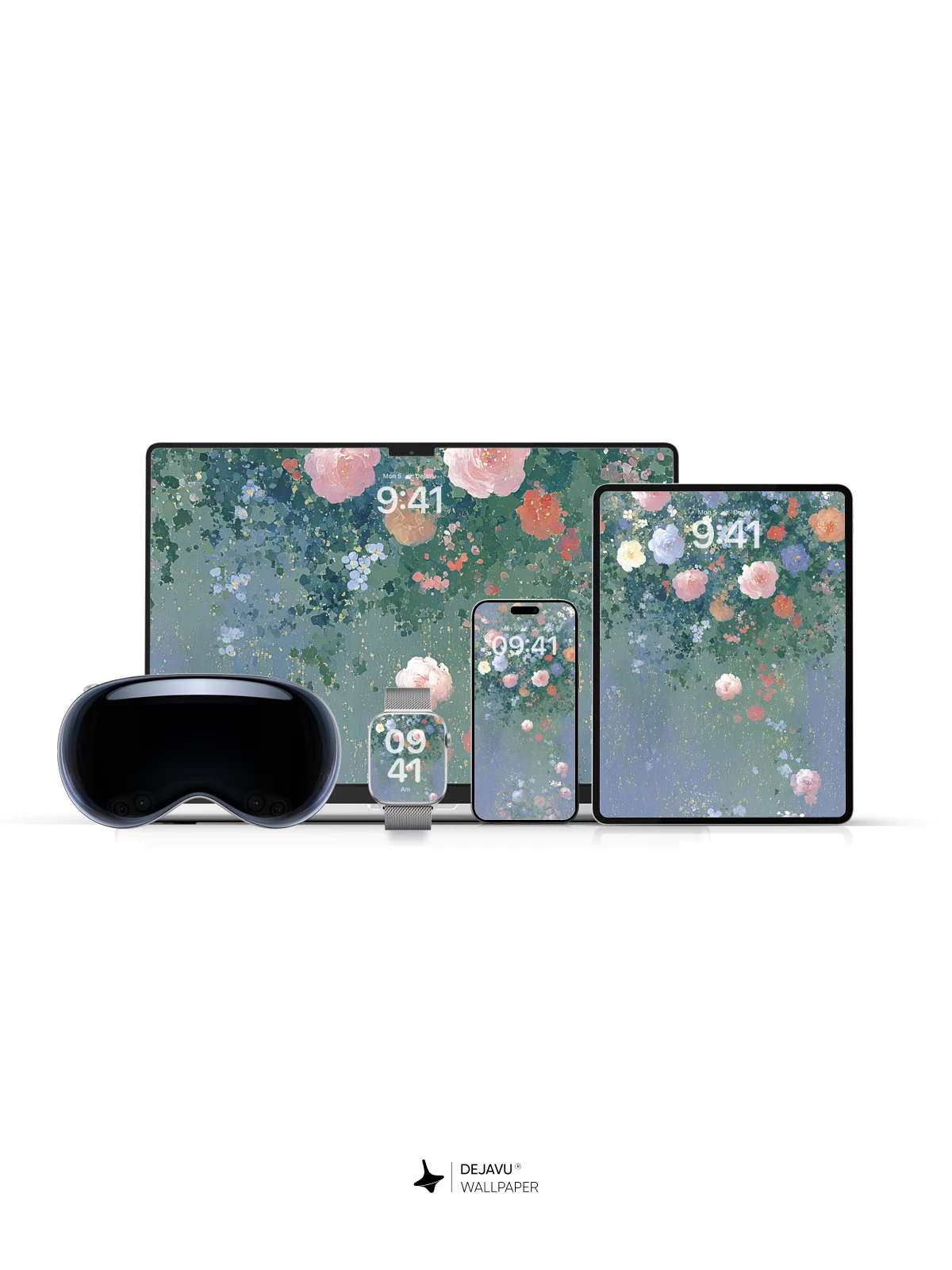 Floral Watercolor Wallpaper 4K for iPhone Lock Screen