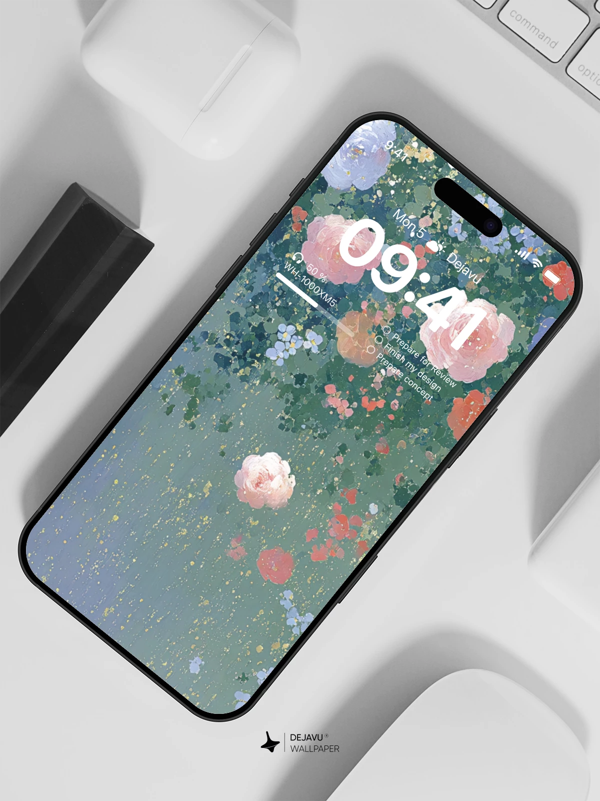 Floral Watercolor Wallpaper 4K for iPhone Lock Screen