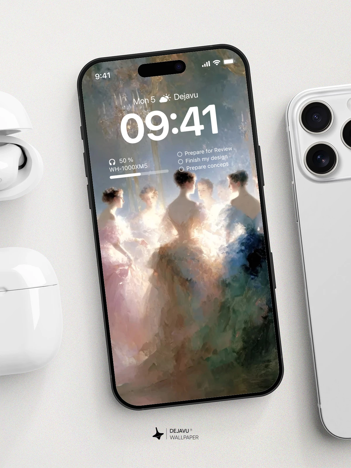 Elegant Victorian Ballroom Wallpaper 4K for iPhone Lock Screen