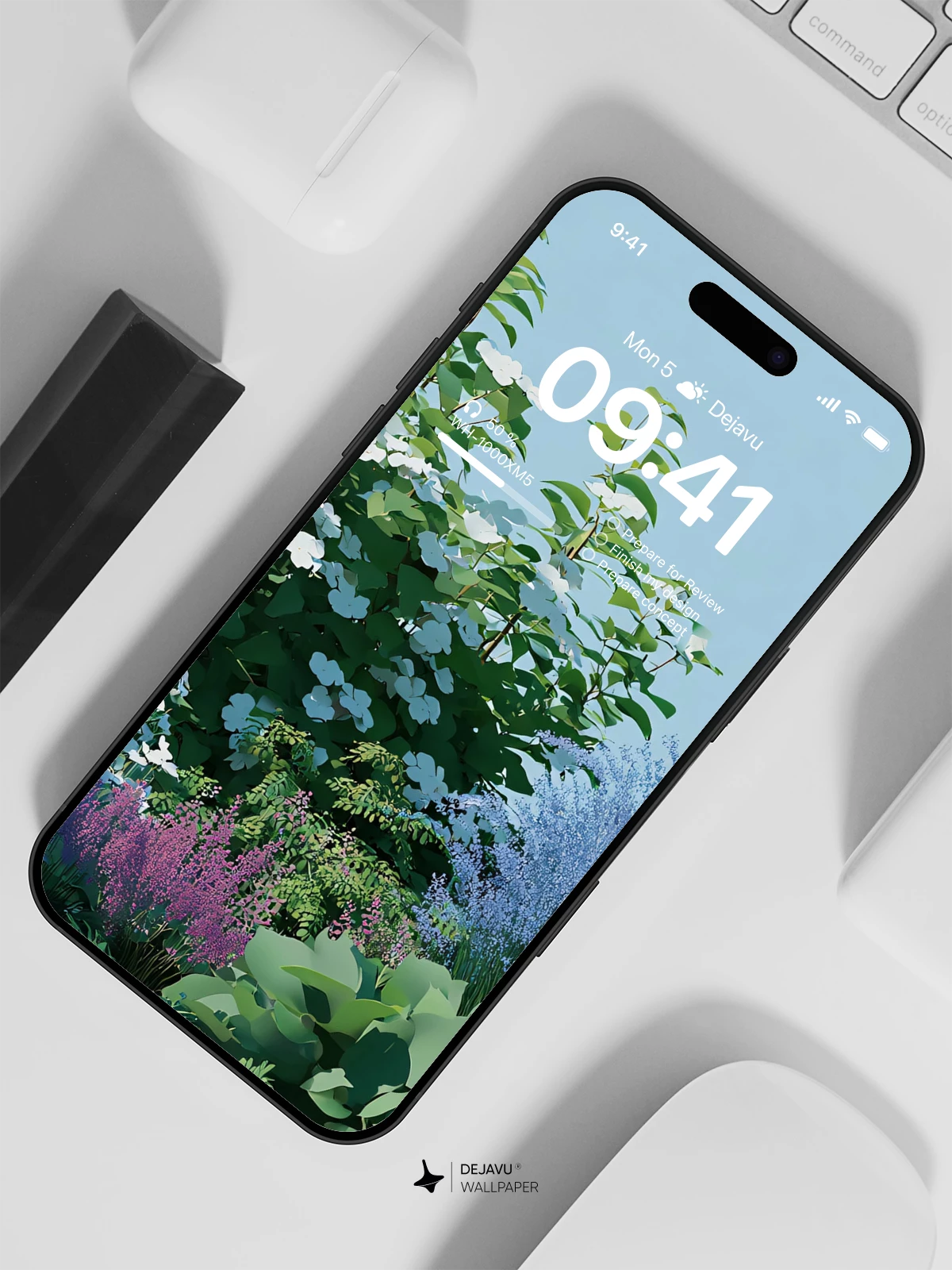 Floral Garden Wallpaper 4K for iPhone Lock Screen