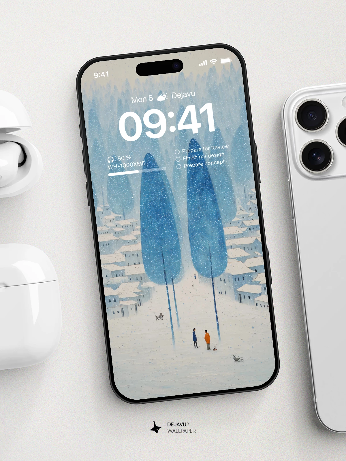 Winter Forest Wallpaper 4K for iPhone Lock Screen