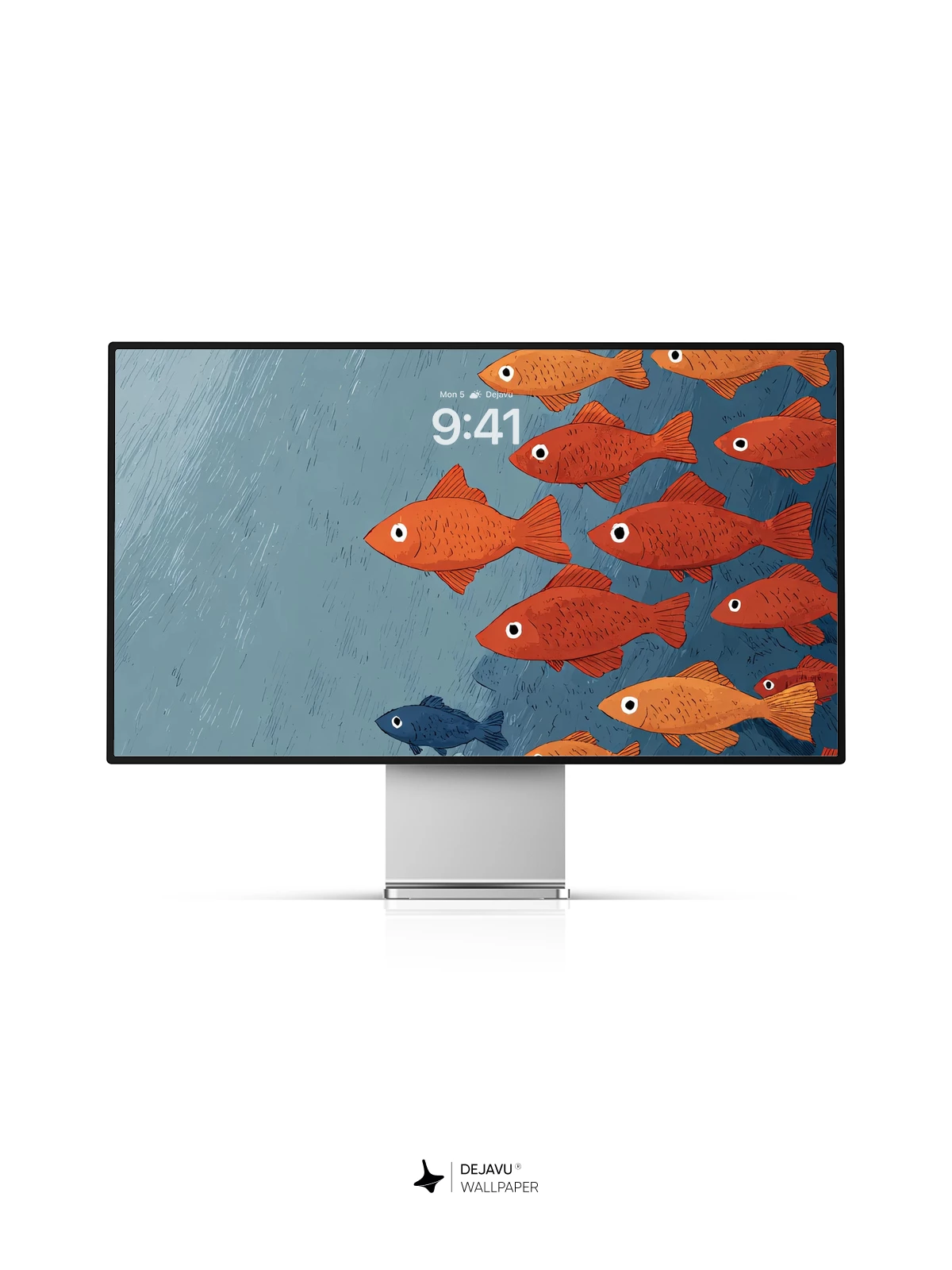 Underwater Fish School Wallpaper 4K for iPhone Lock Screen
