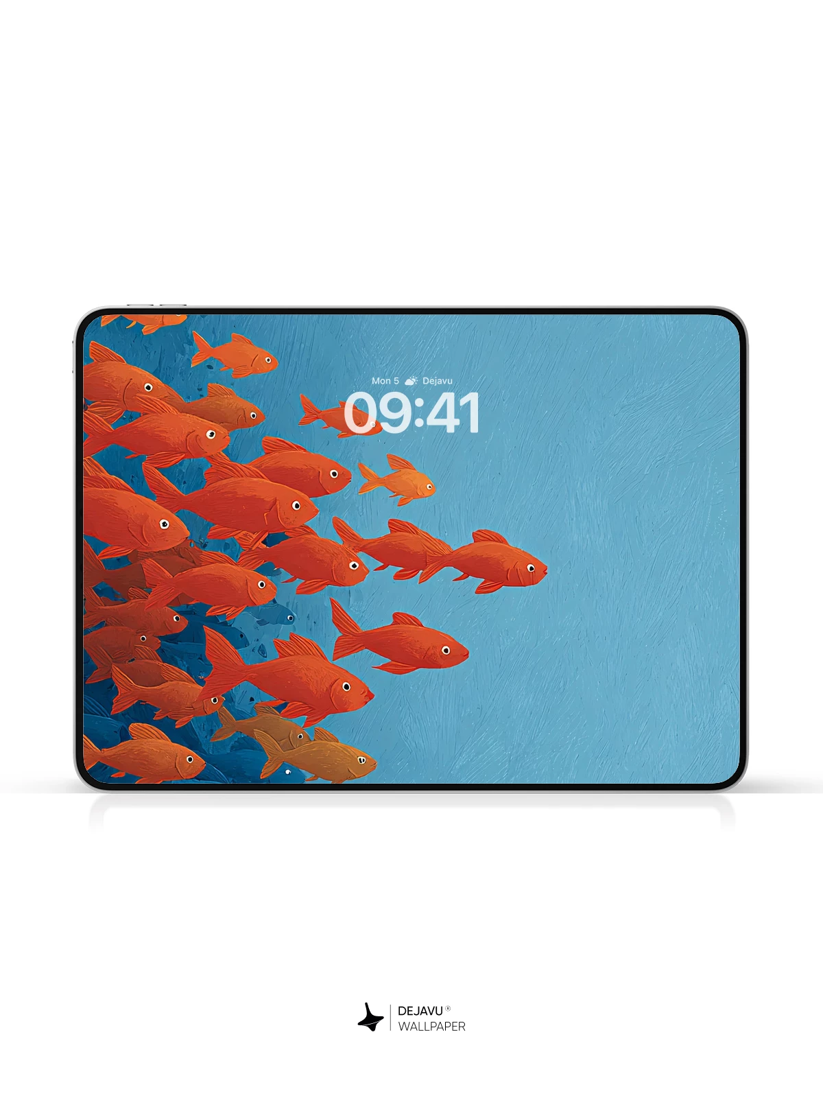 Fish School Wallpaper 4K for Mobile Background