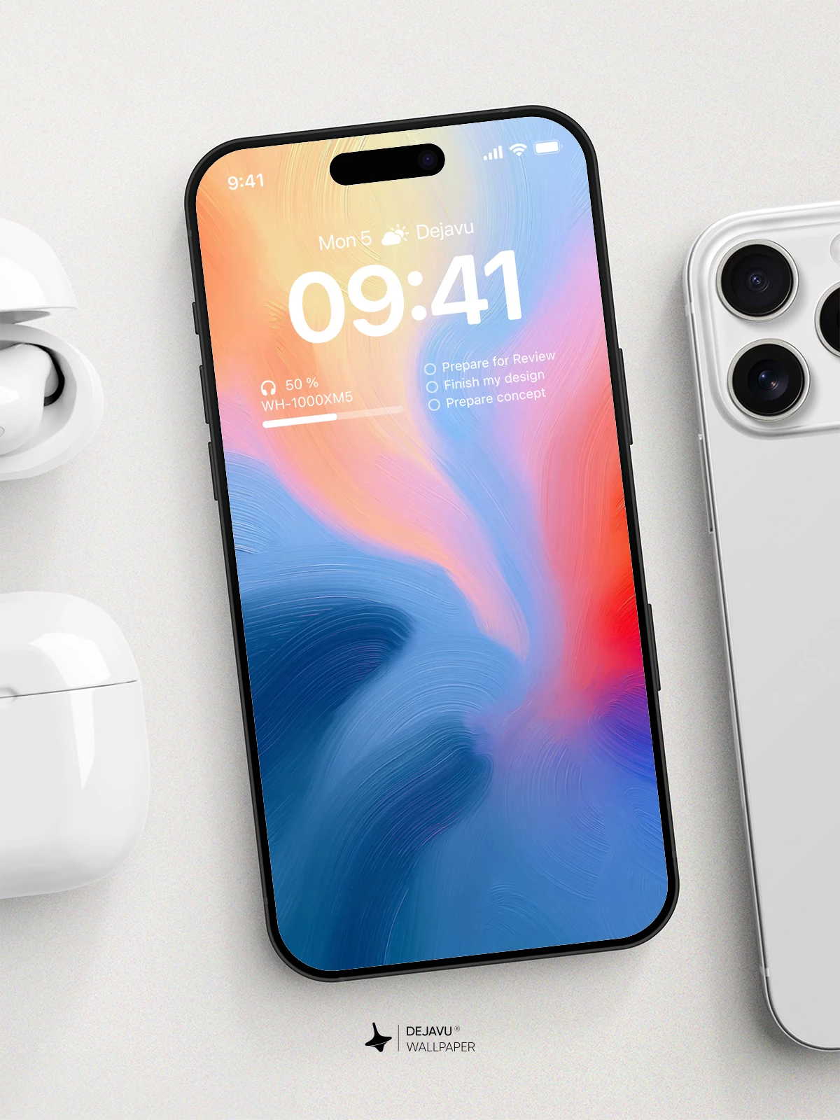 Abstract Colorful Wallpaper 4K for iPhone Lock Screen