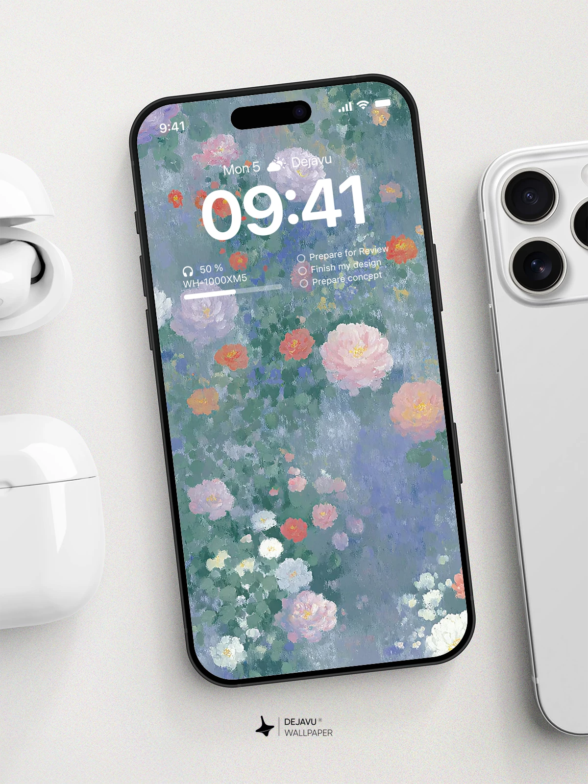 Floral Garden Wallpaper 4K for iPhone Lock Screen
