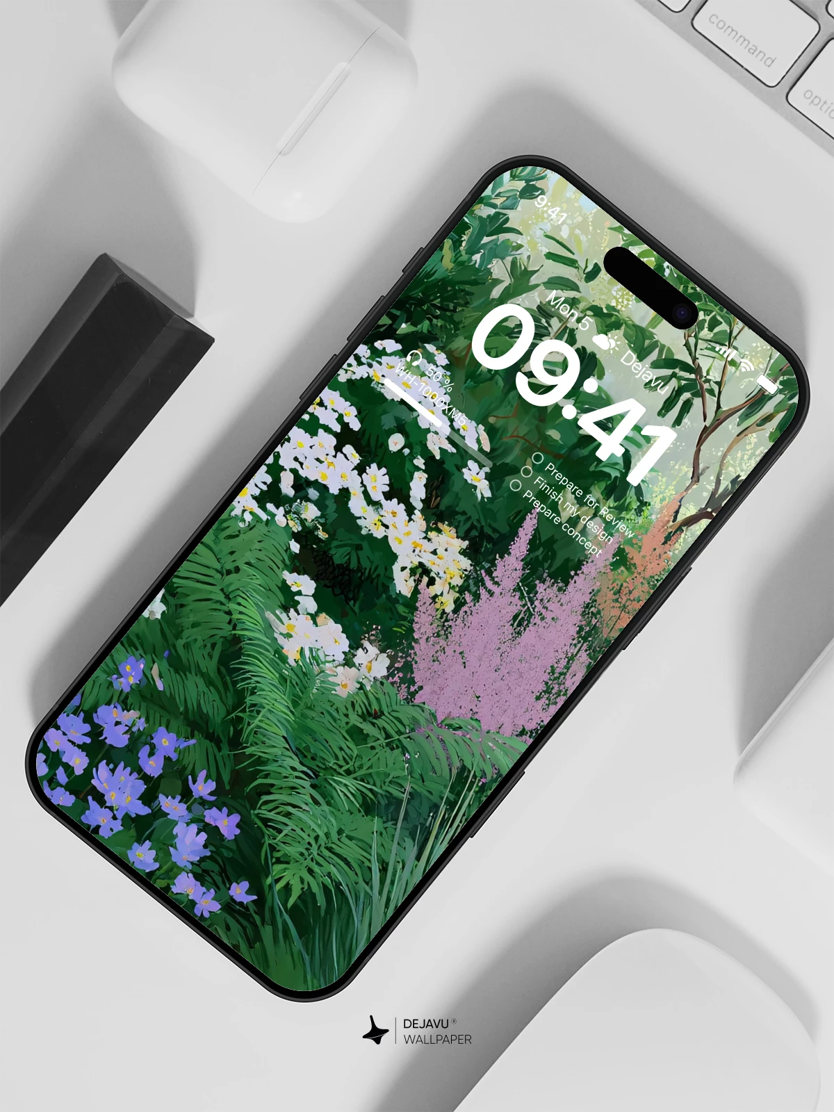 Lush Garden Flowers Wallpaper 4K for Mobile Background
