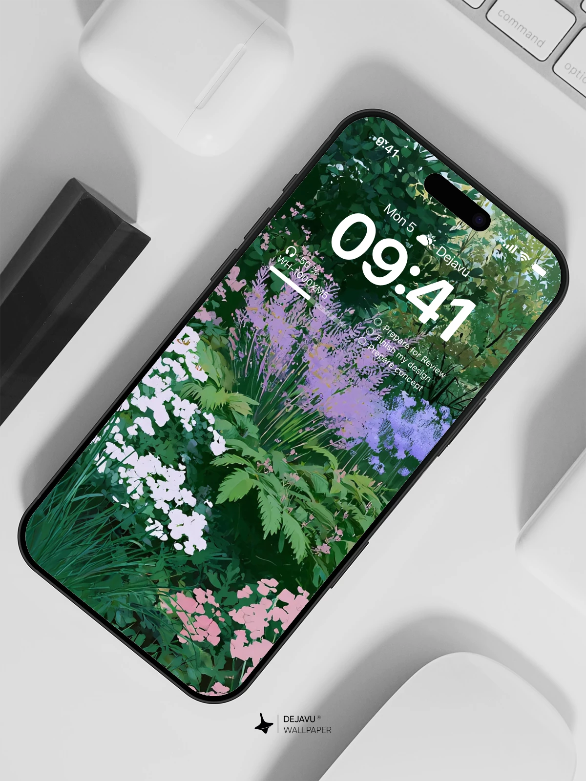 Floral Garden Wallpaper 4K for iPhone Lock Screen