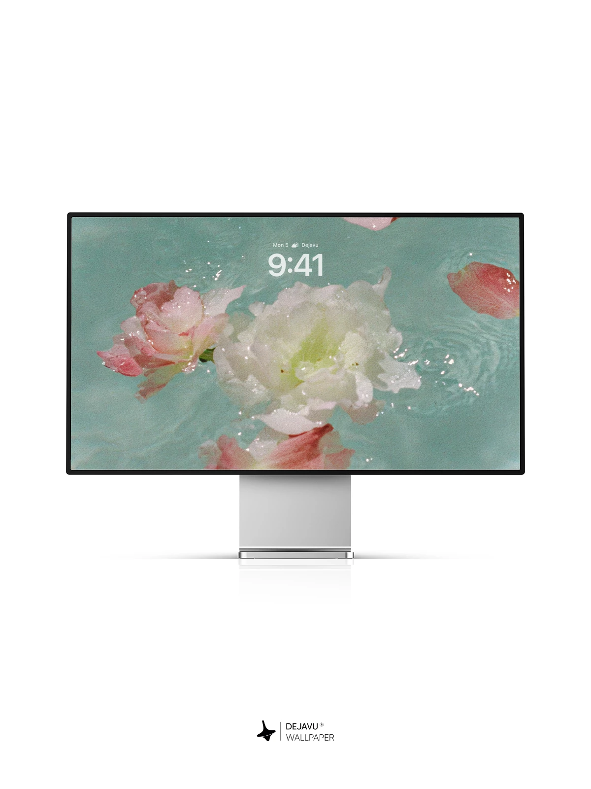 Flower Petals on Water Wallpaper 4K for Mobile Background