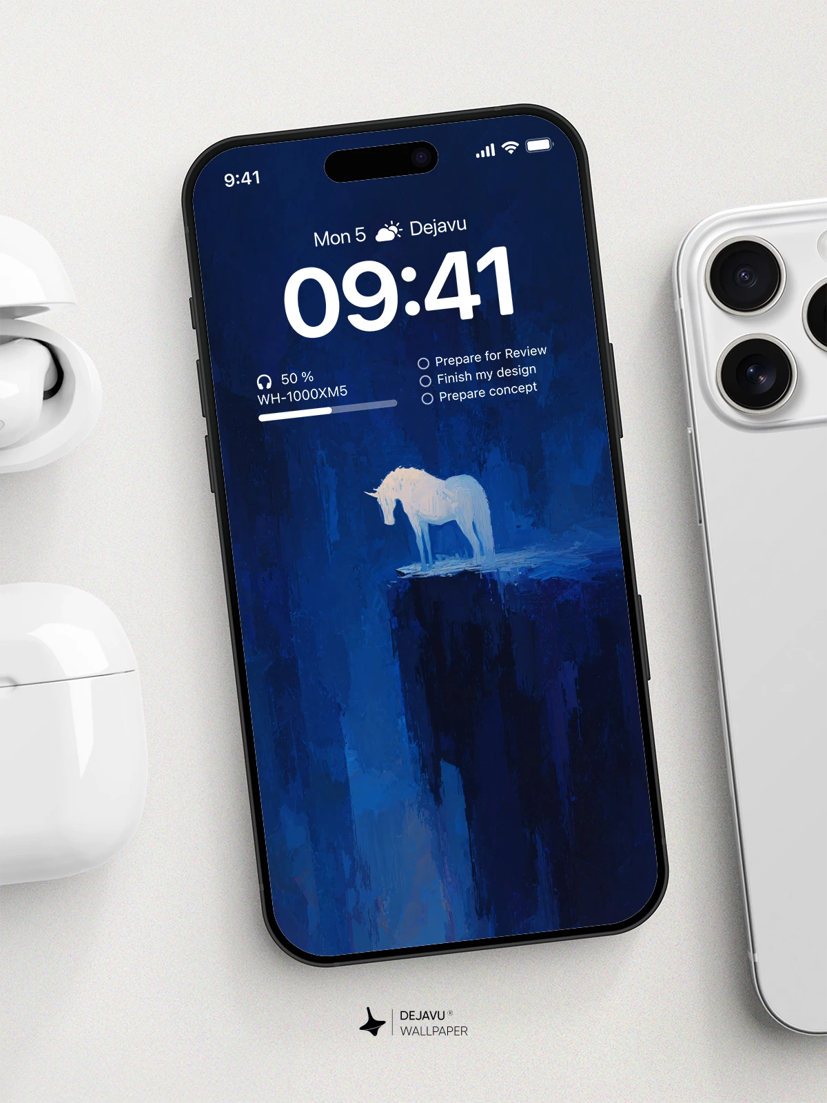 White Horse Cliff Wallpaper 4K for iPhone Lock Screen