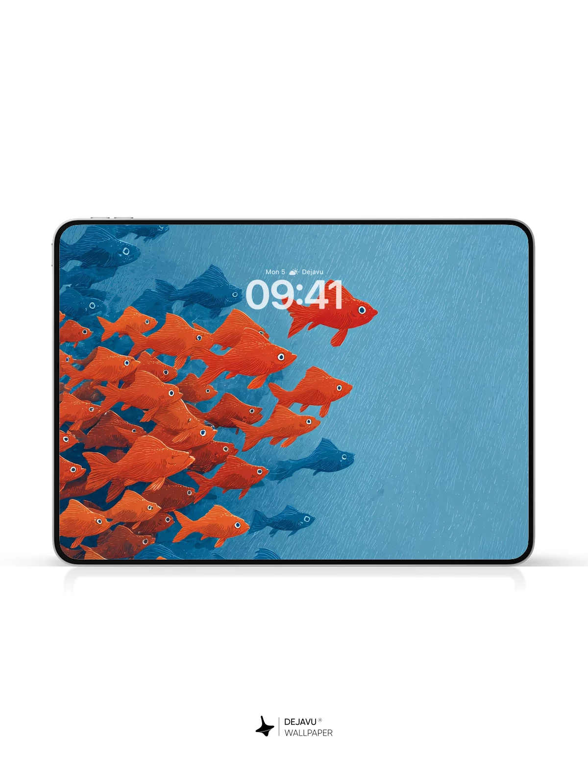 Orange and Blue Fish Wallpaper 4K for Mobile Background