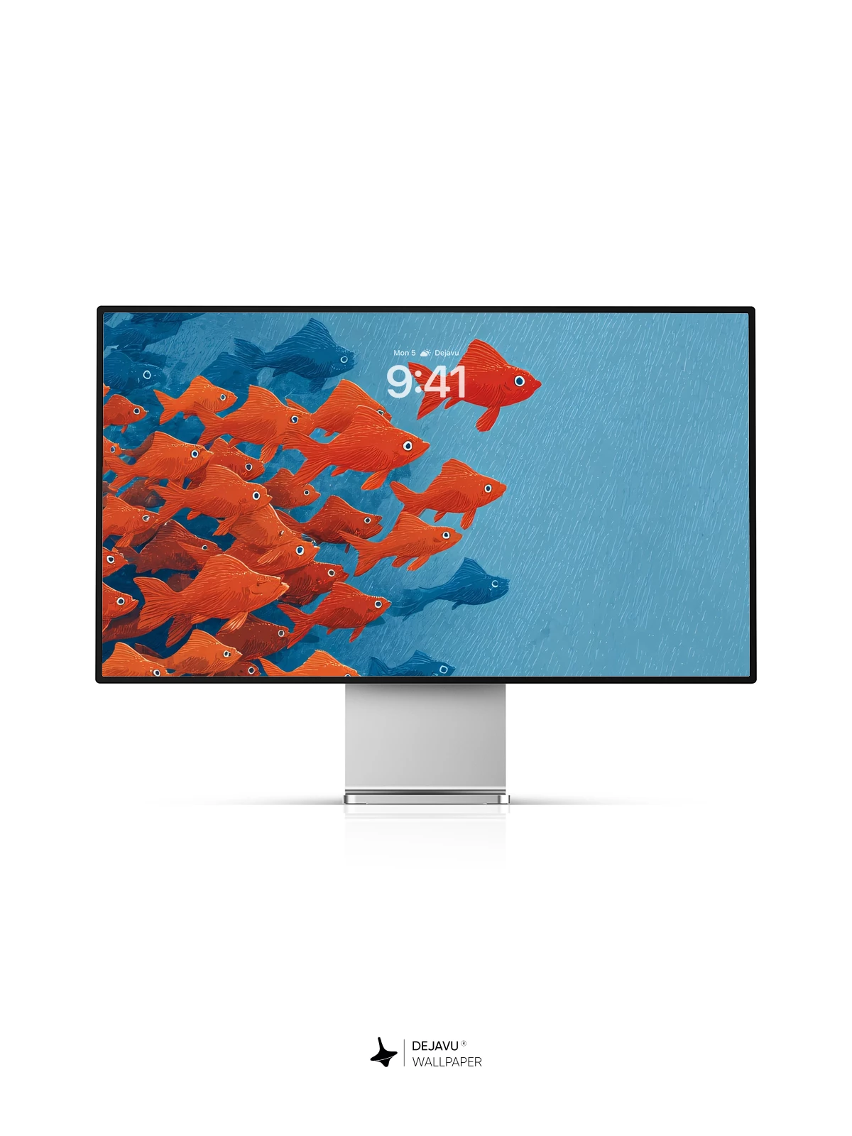 Orange and Blue Fish Wallpaper 4K for Mobile Background