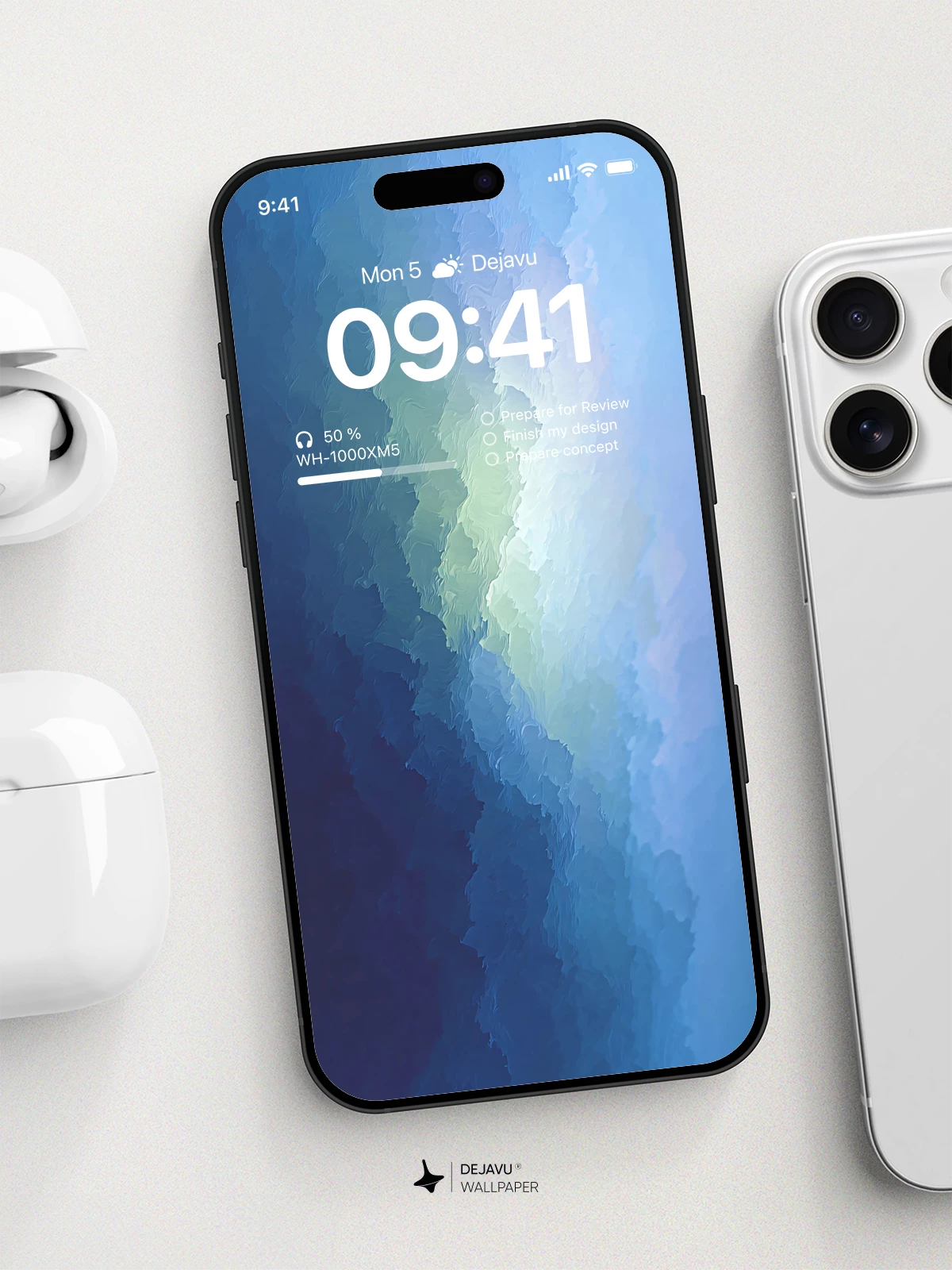 Abstract Gradient Wallpaper 4K for iPhone Lock Screen