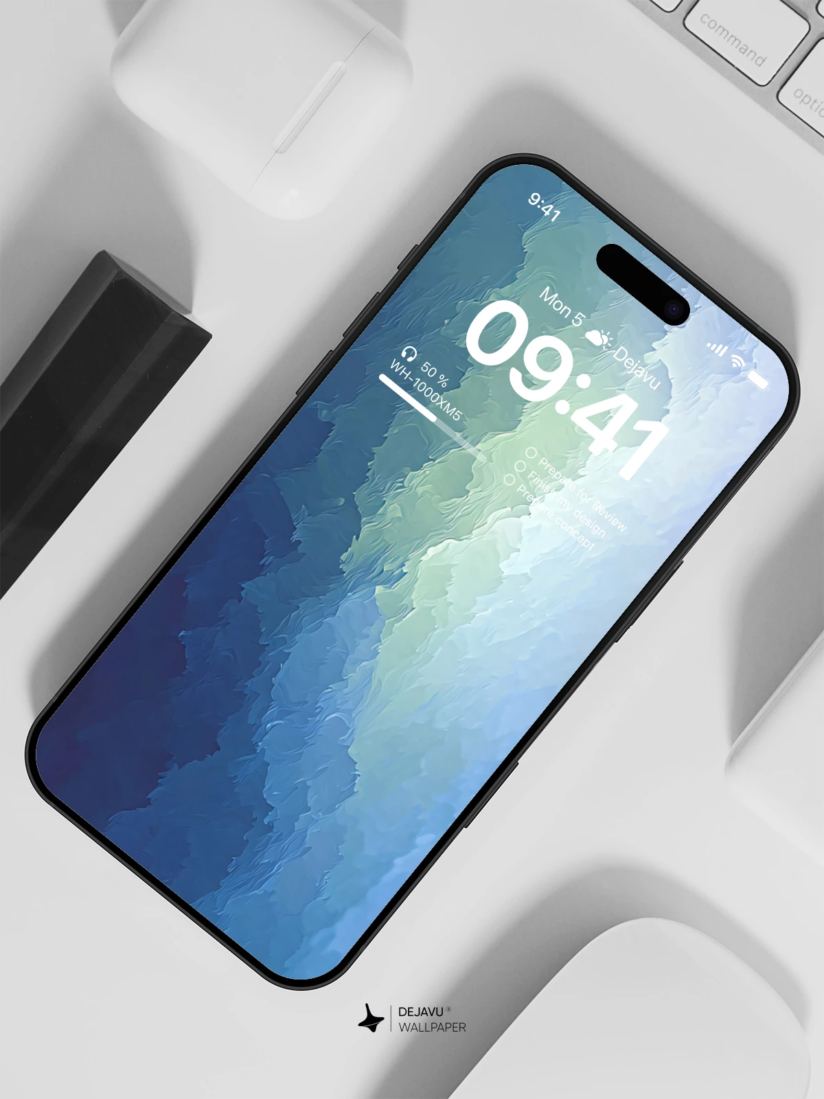 Abstract Gradient Wallpaper 4K for iPhone Lock Screen