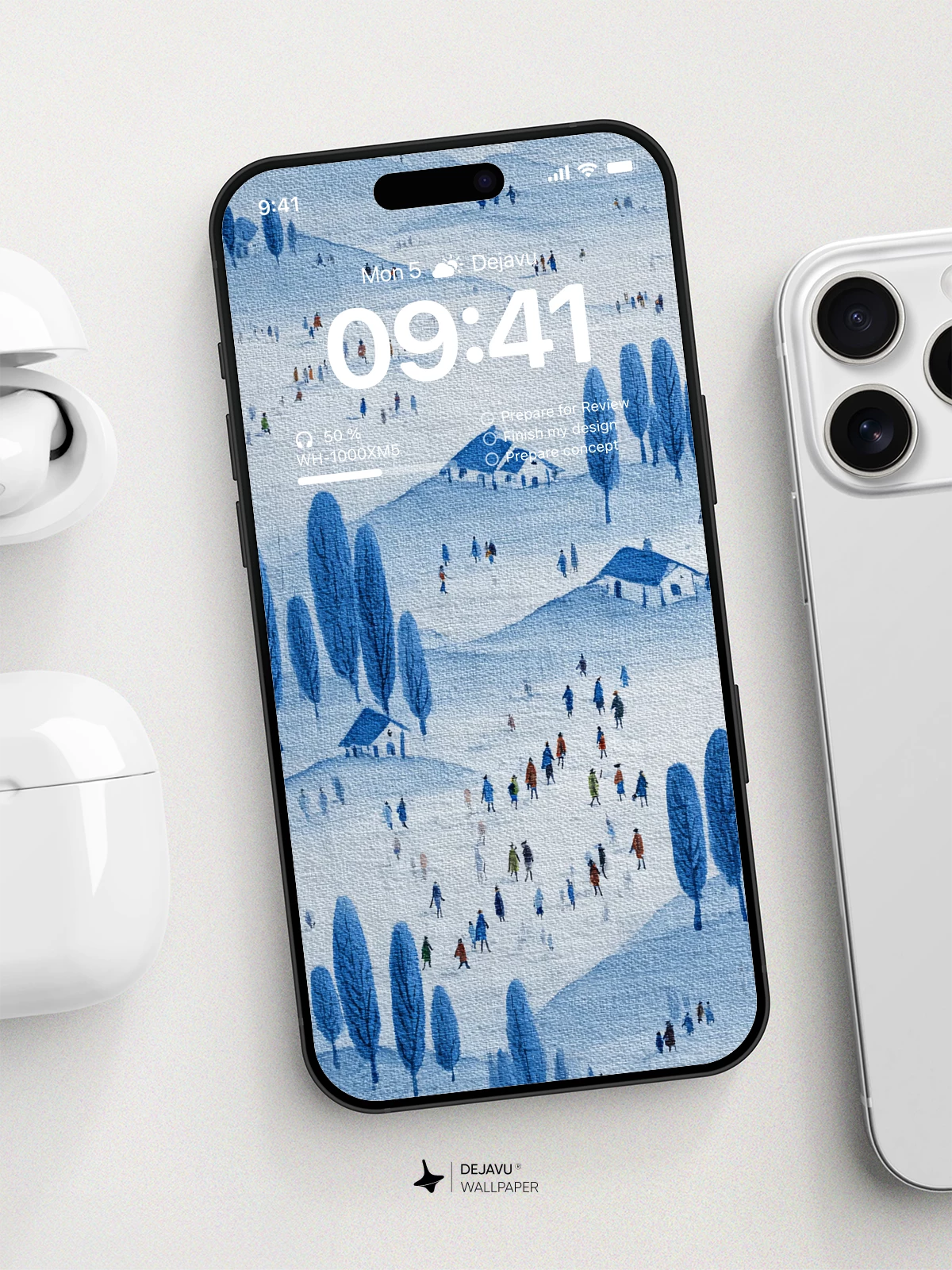 Winter Landscape Wallpaper 4K for iPhone Lock Screen