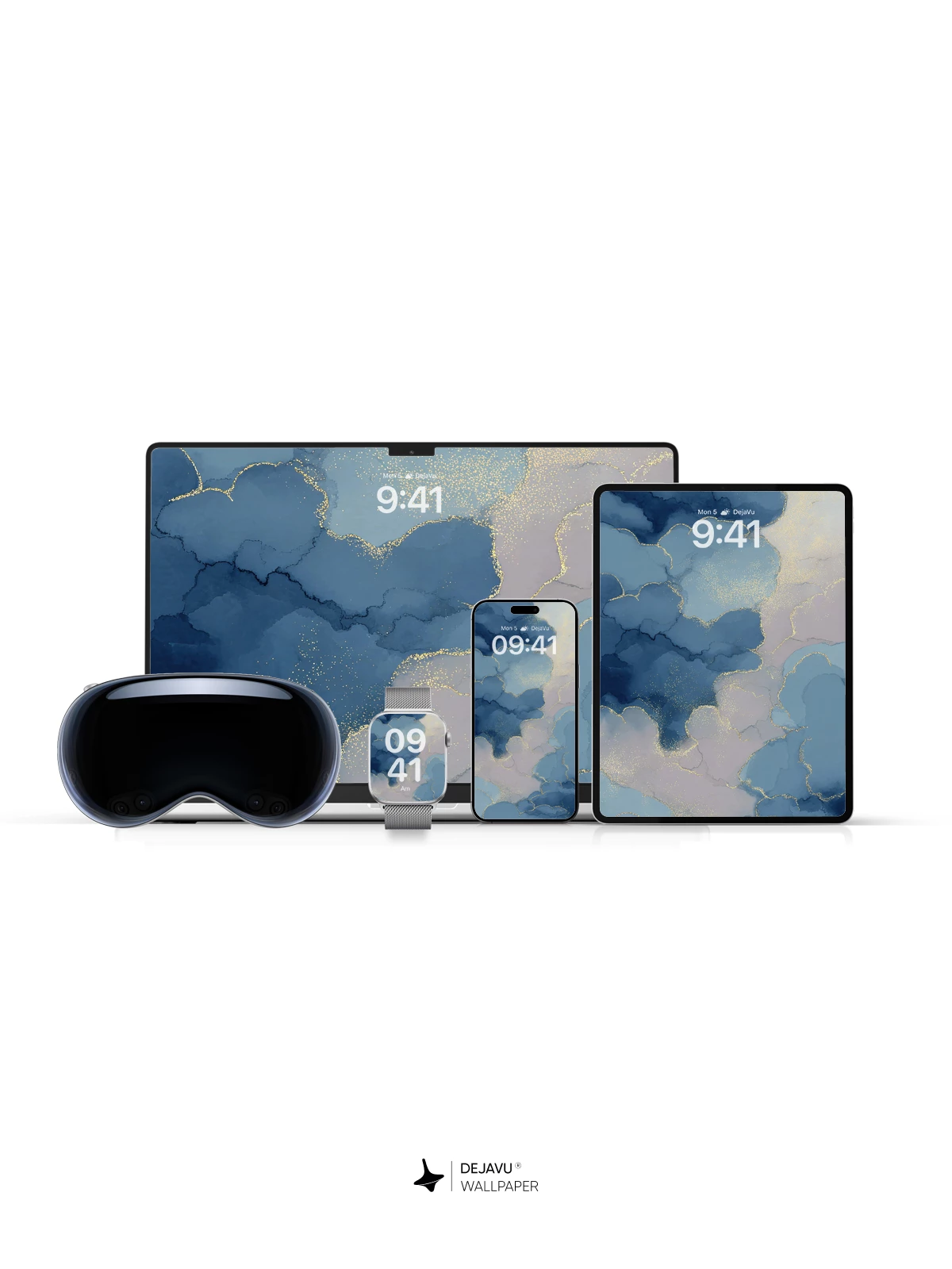 Blue Clouds Wallpaper 4K for iPhone Lock Screen