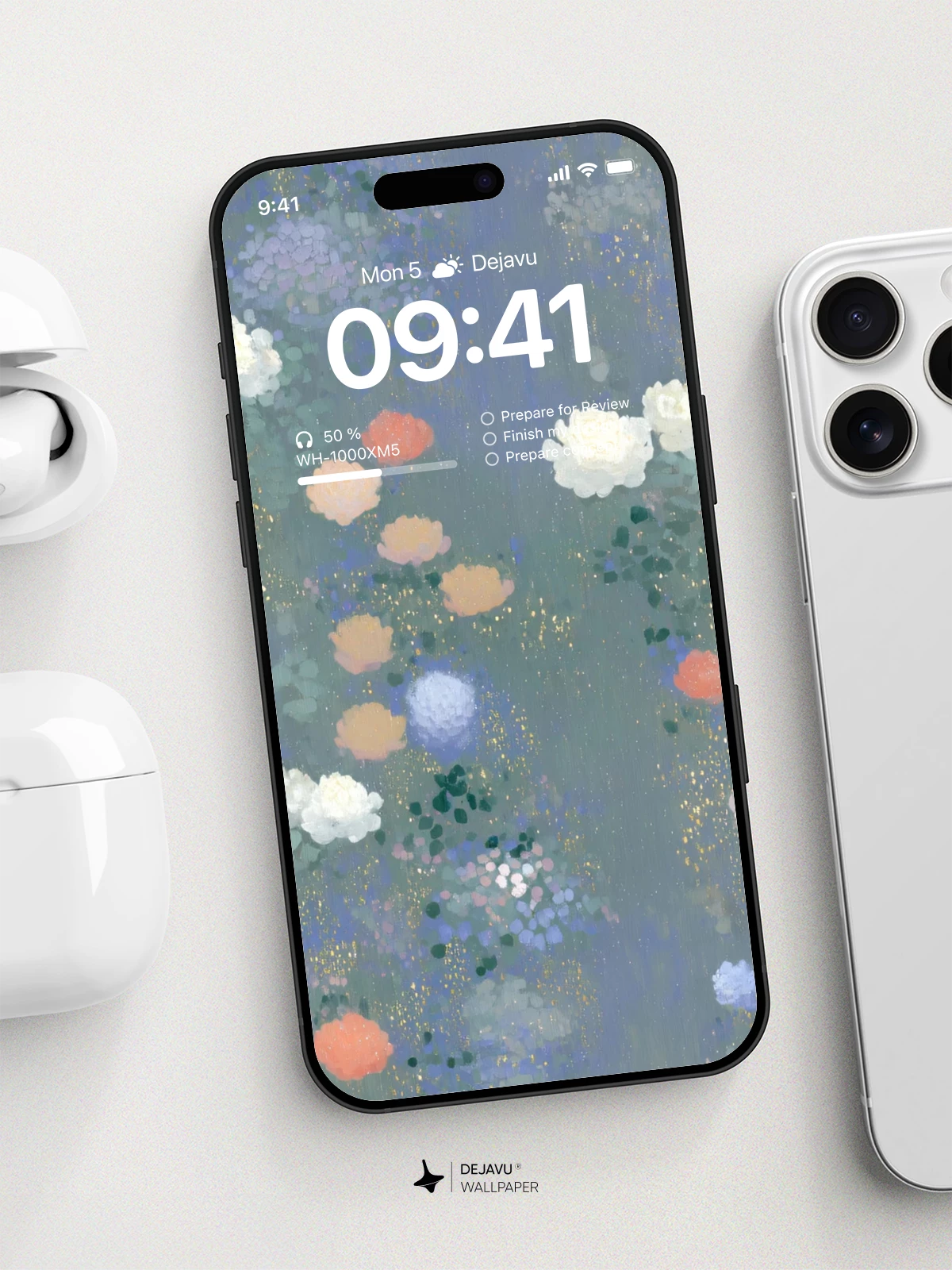 Abstract Floral Wallpaper 4K for iPhone Lock Screen