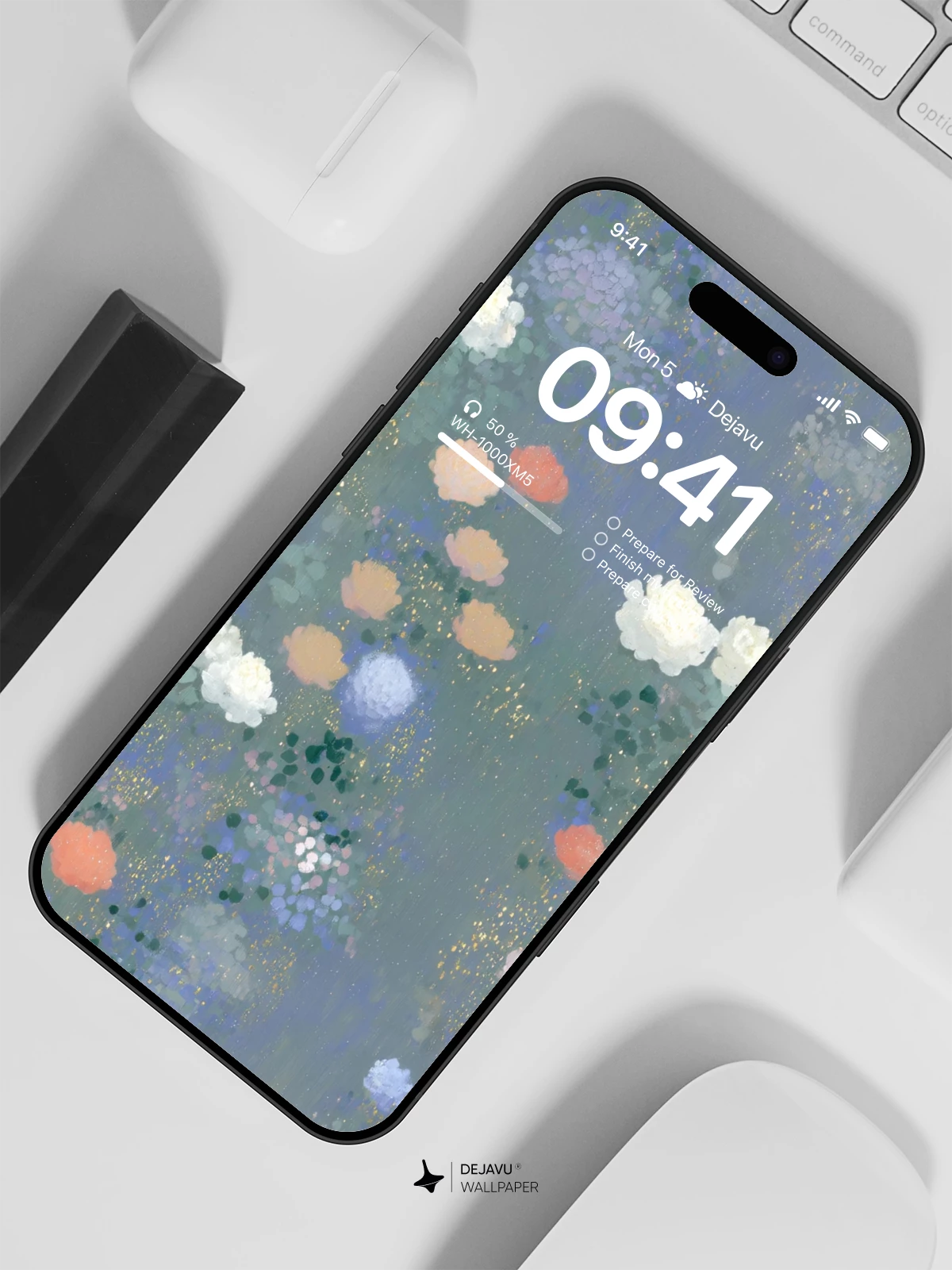 Abstract Floral Wallpaper 4K for iPhone Lock Screen