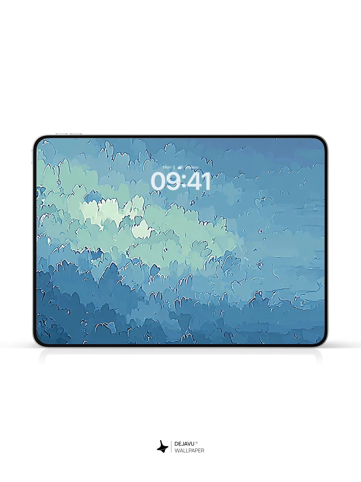 Blue Gradient Abstract Wallpaper 4K for Mobile Background