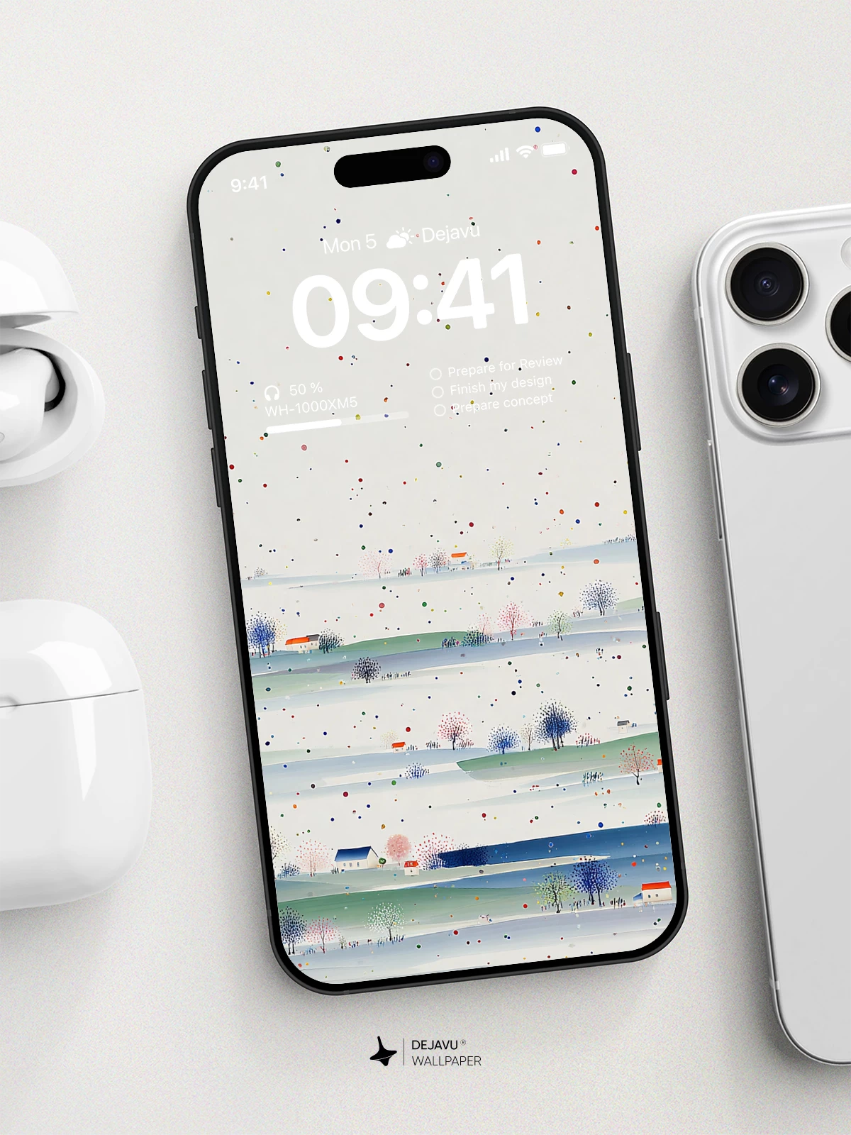 Winter Landscape Wallpaper 4K for iPhone Lock Screen
