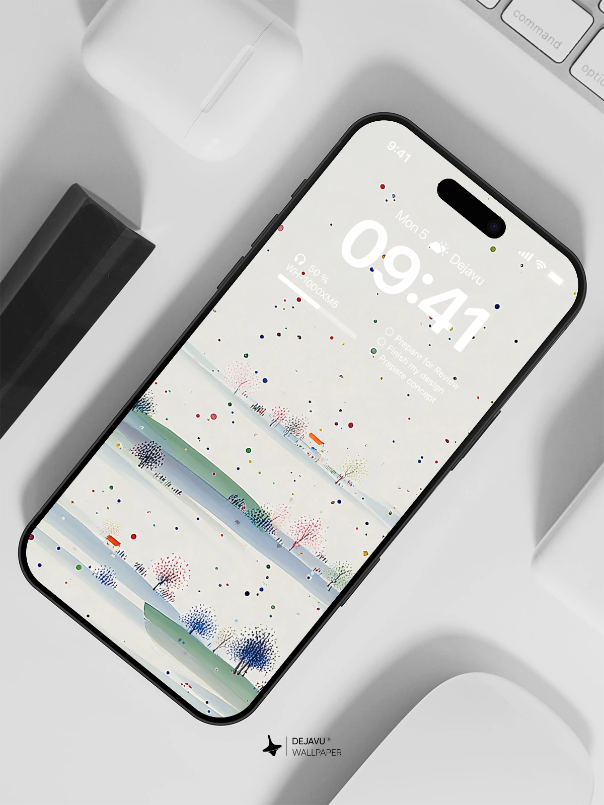 Winter Landscape Wallpaper 4K for iPhone Lock Screen
