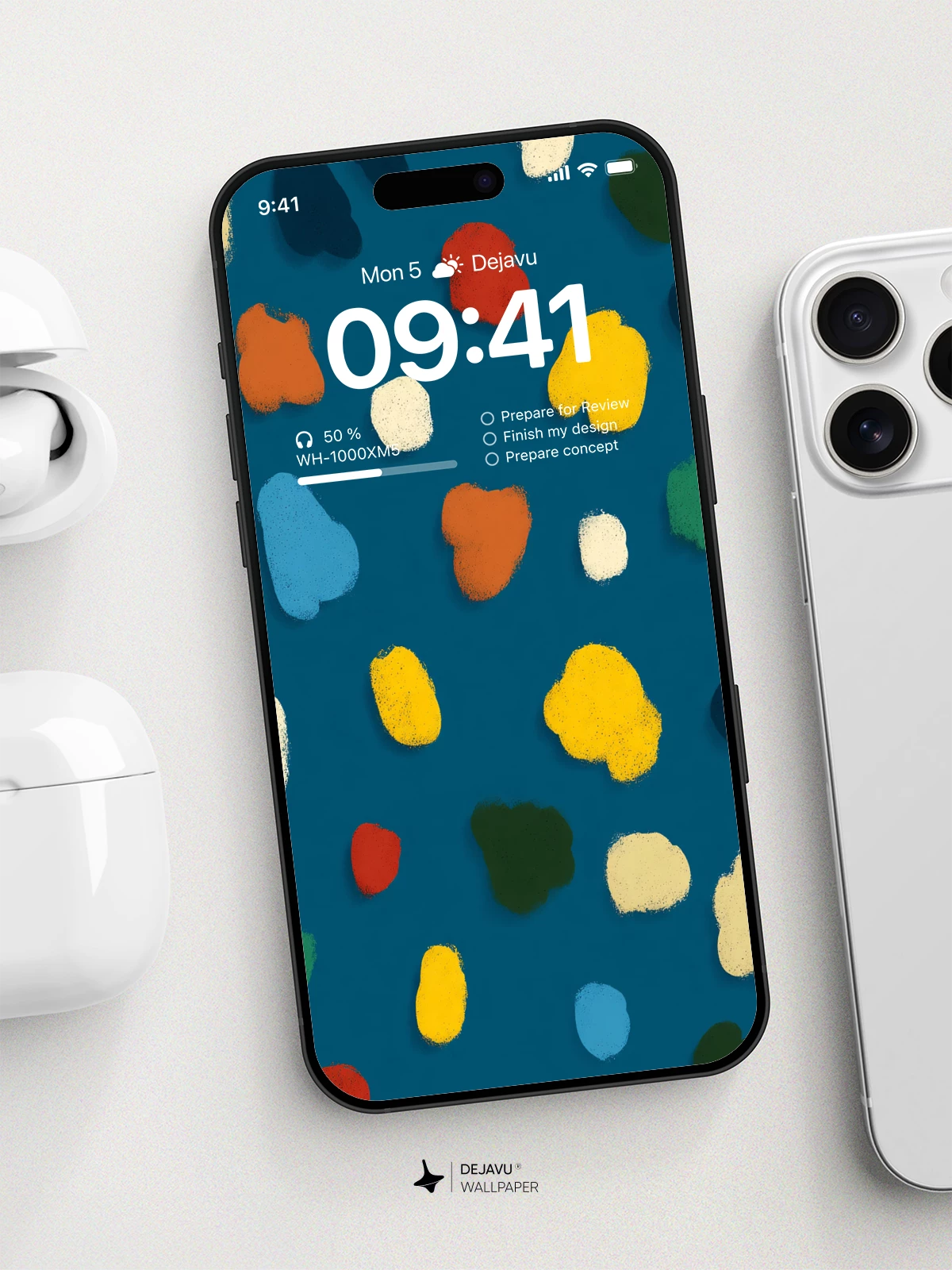 Colorful Abstract Wallpaper 4K for iPhone Lock Screen