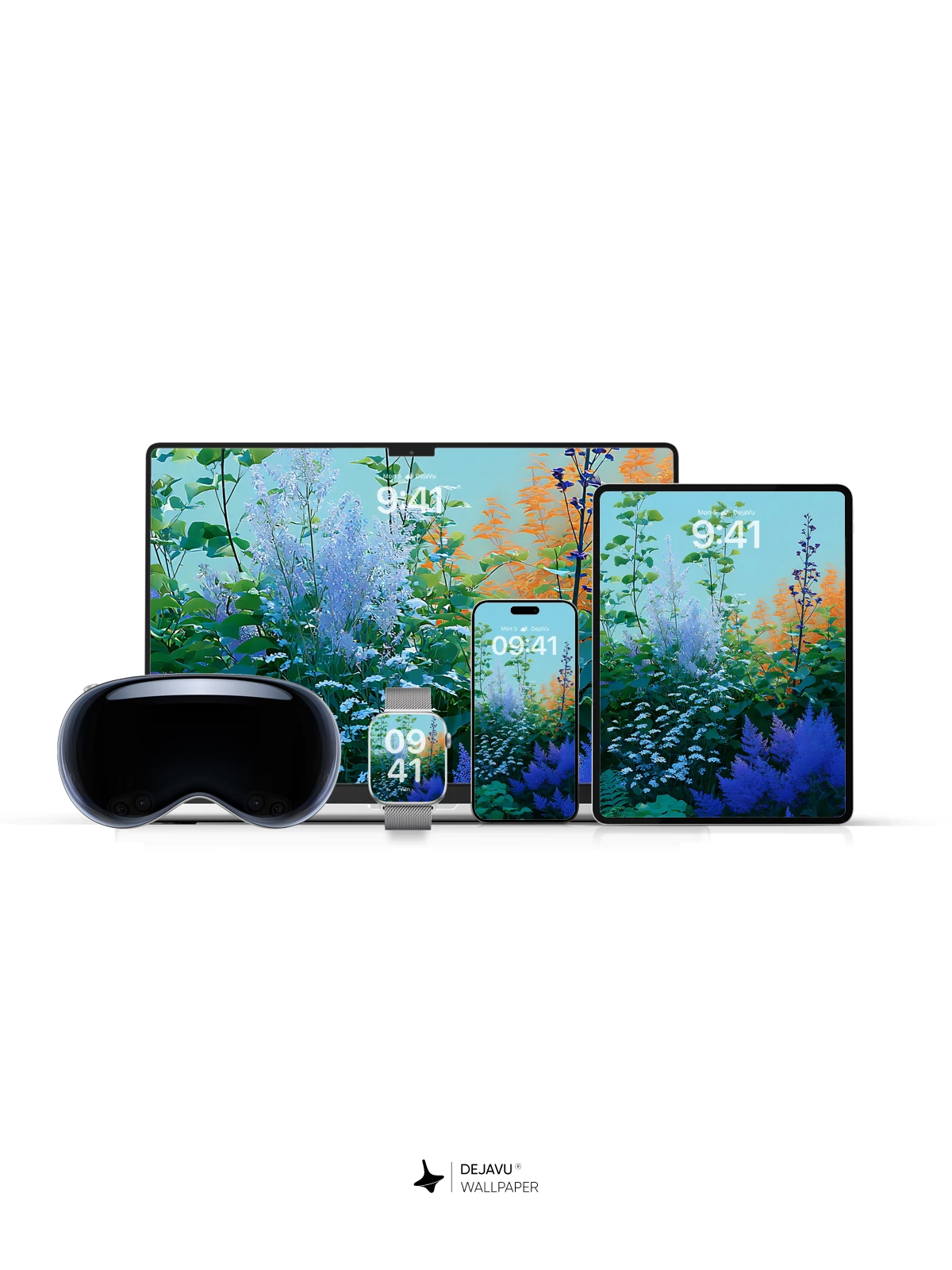 Colorful Flower Garden Wallpaper 4K for iPhone Lock Screen