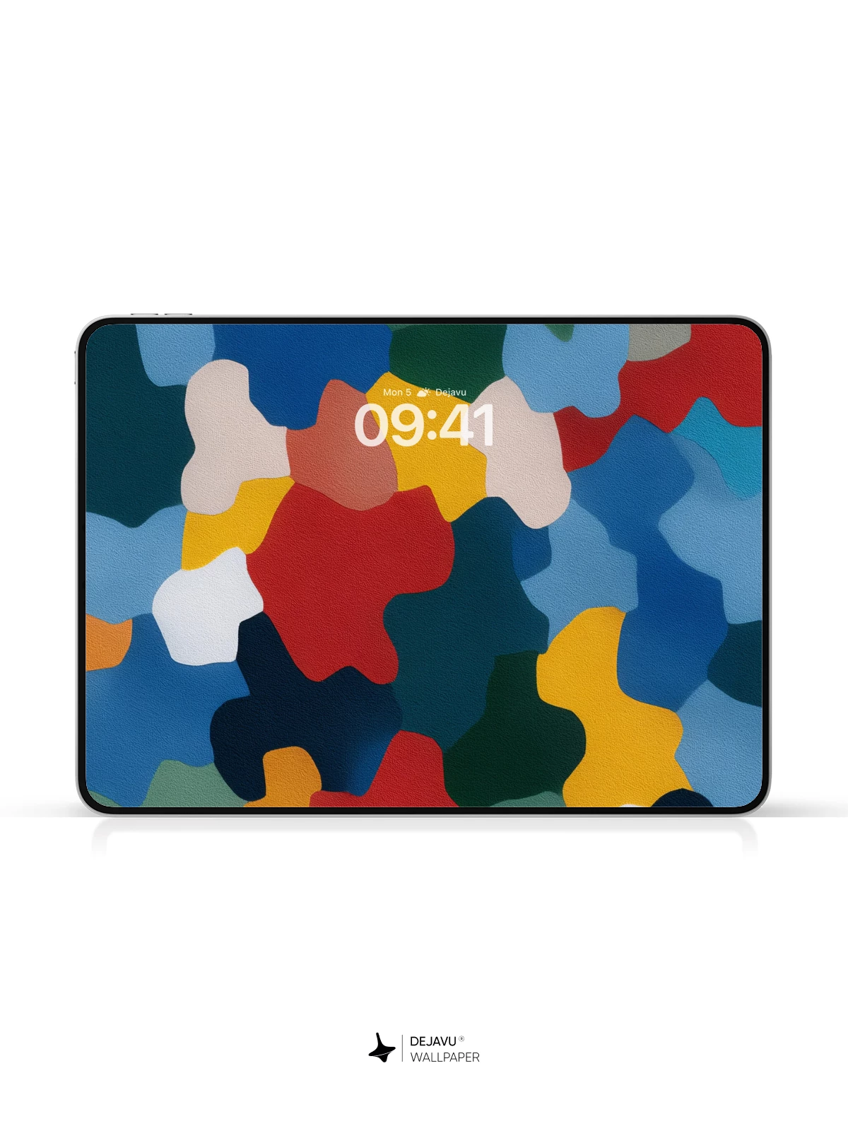 Abstract Colorful Camouflage Wallpaper 4K for iPhone Lock Screen