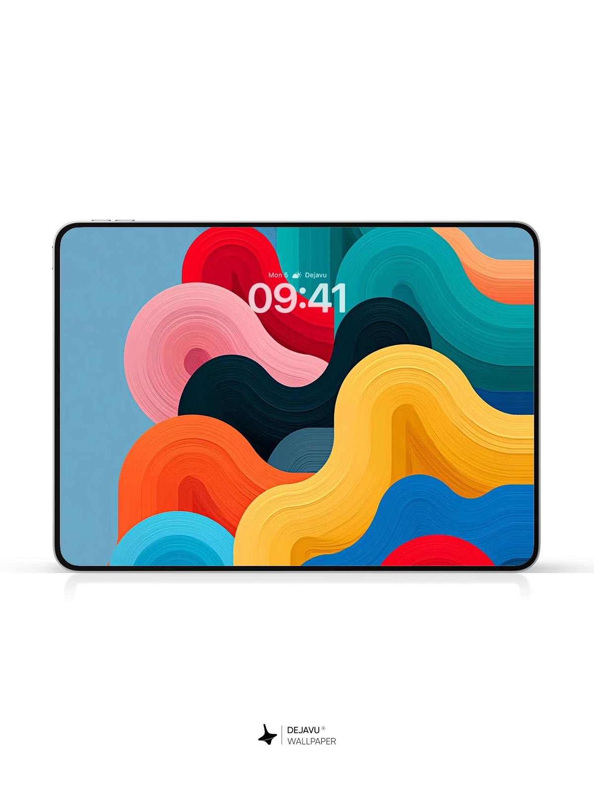 Colorful Abstract Waves Wallpaper 4K for Mobile Background