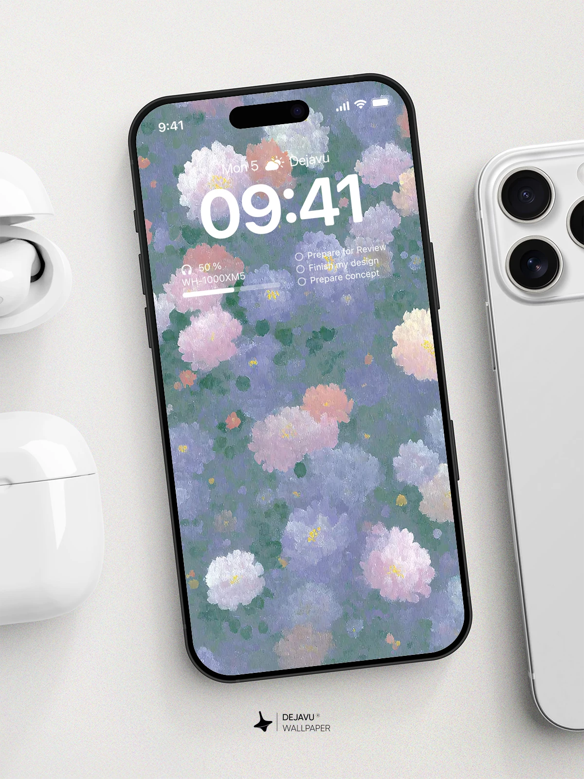 Pastel Floral Wallpaper 4K for iPhone Lock Screen