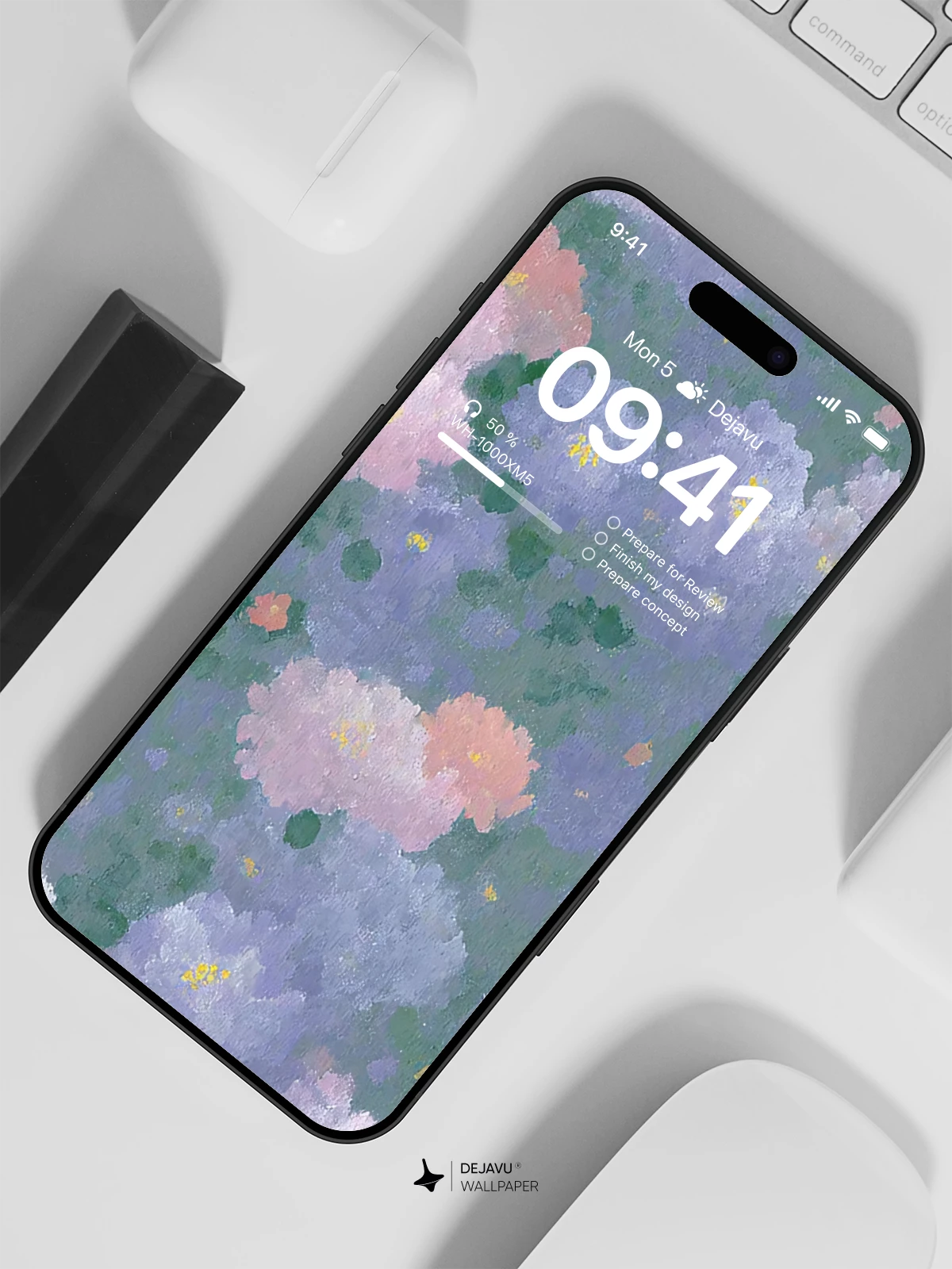 Pastel Floral Wallpaper 4K for iPhone Lock Screen