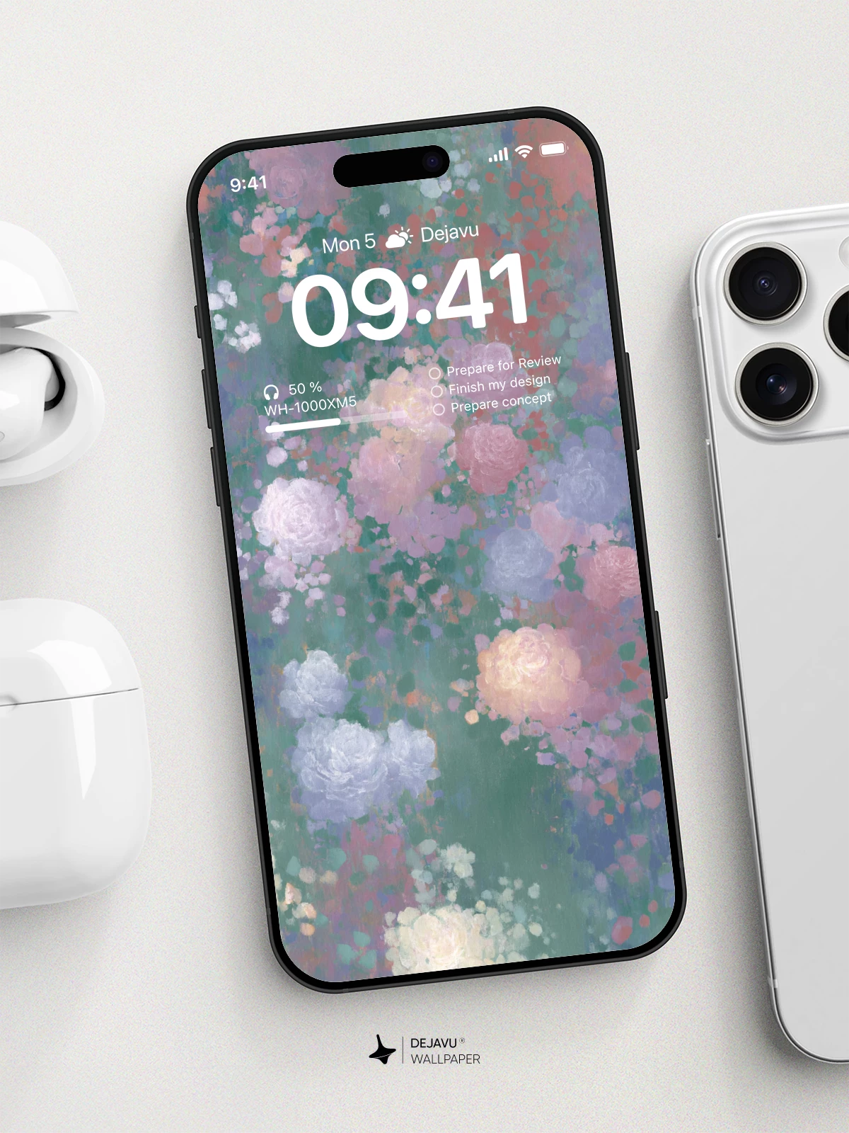 Pastel Floral Wallpaper 4K for iPhone Lock Screen