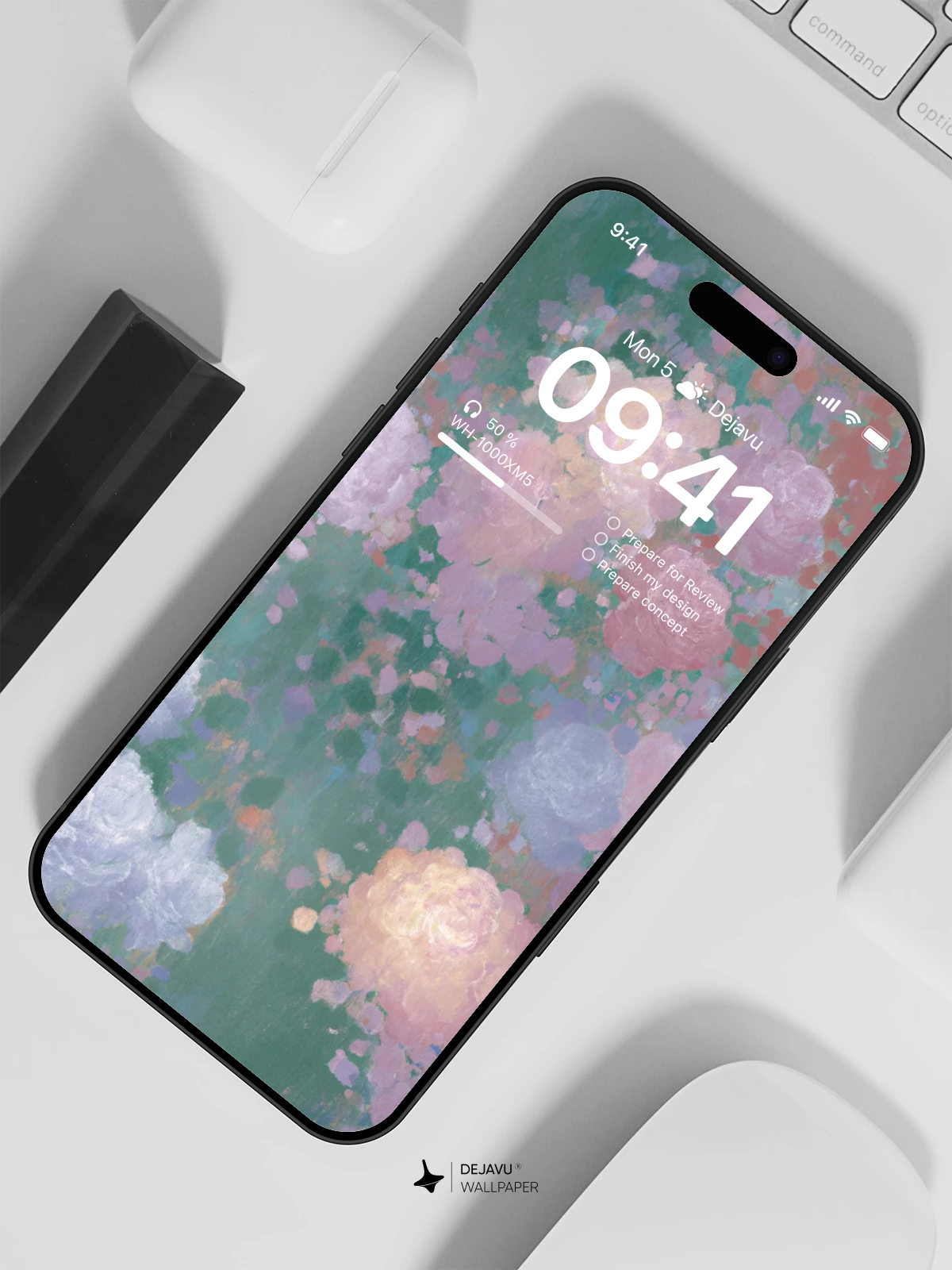 Pastel Floral Wallpaper 4K for iPhone Lock Screen