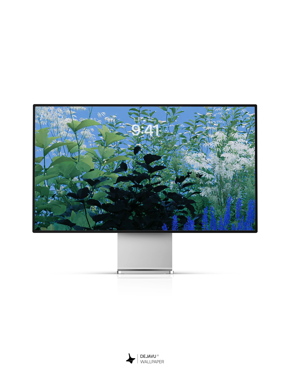 Blue Flowers Wallpaper 4K for Mobile Background